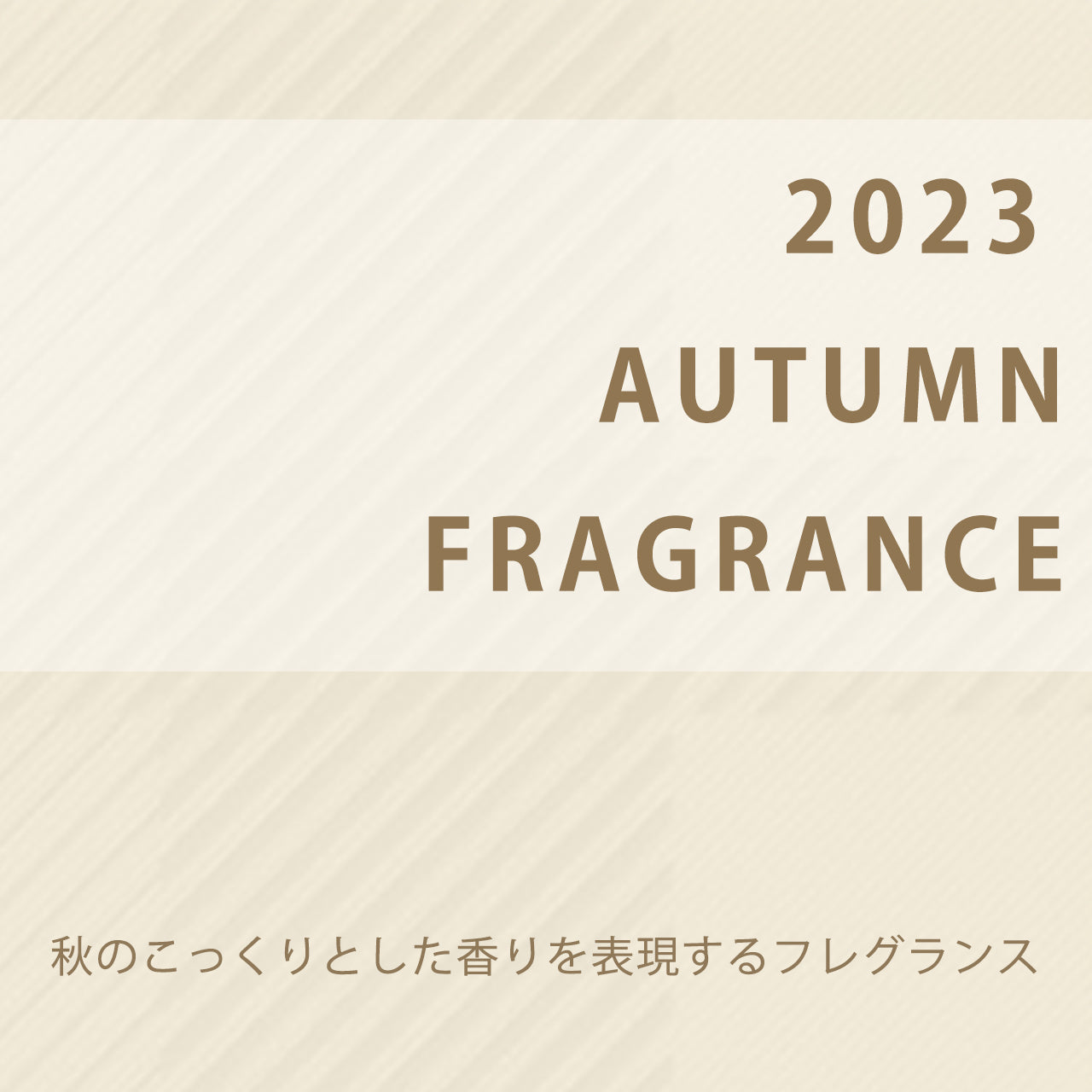 秋のこっくりとした香りを表現するフレグランス特集