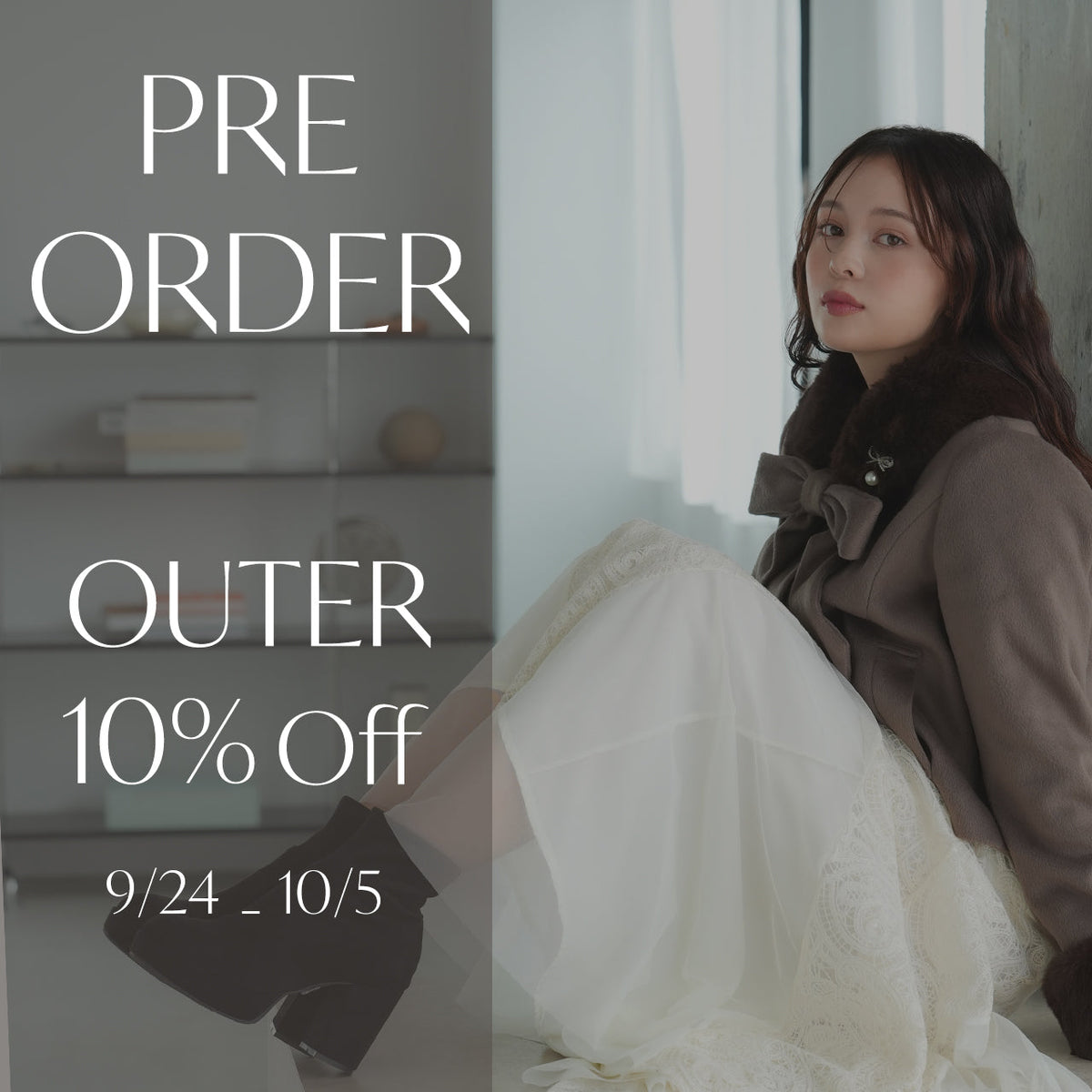【PRE ORDER】アウター10%OFF