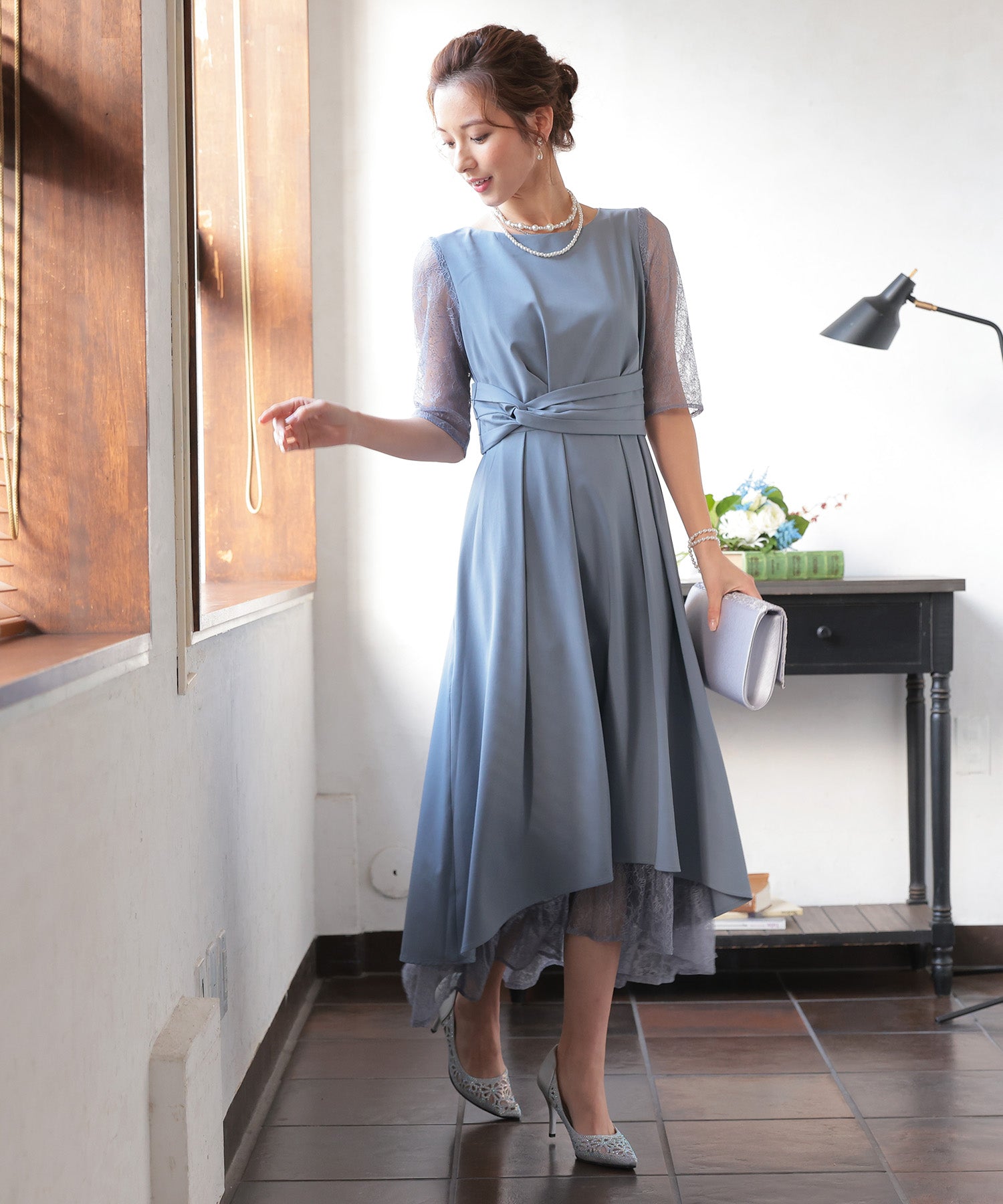 ブルー model:163cm 着用サイズ:M