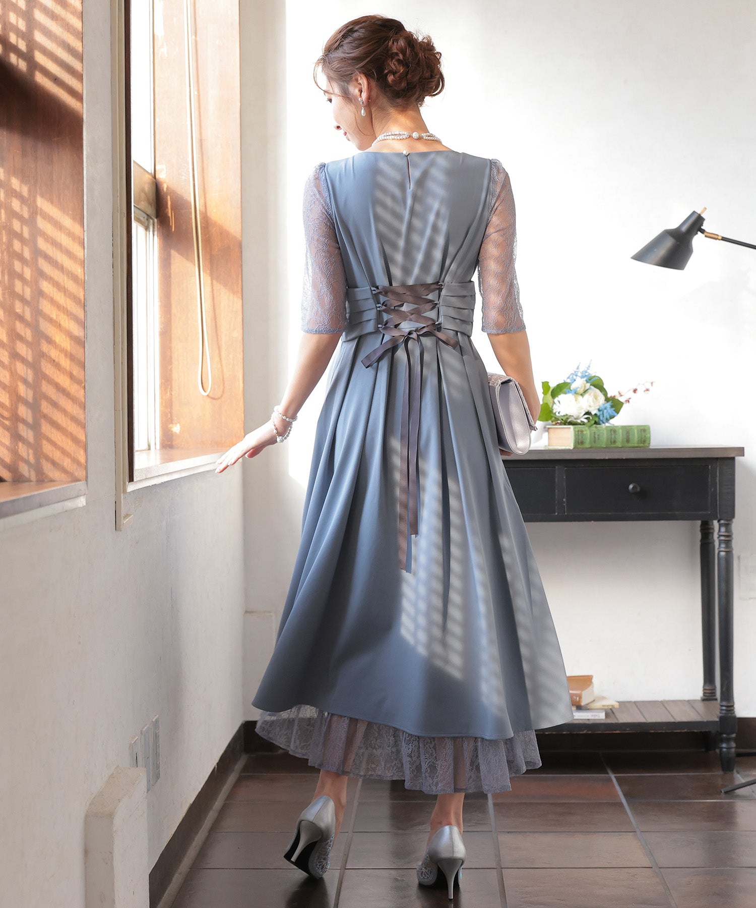 ブルー model:163cm 着用サイズ:M