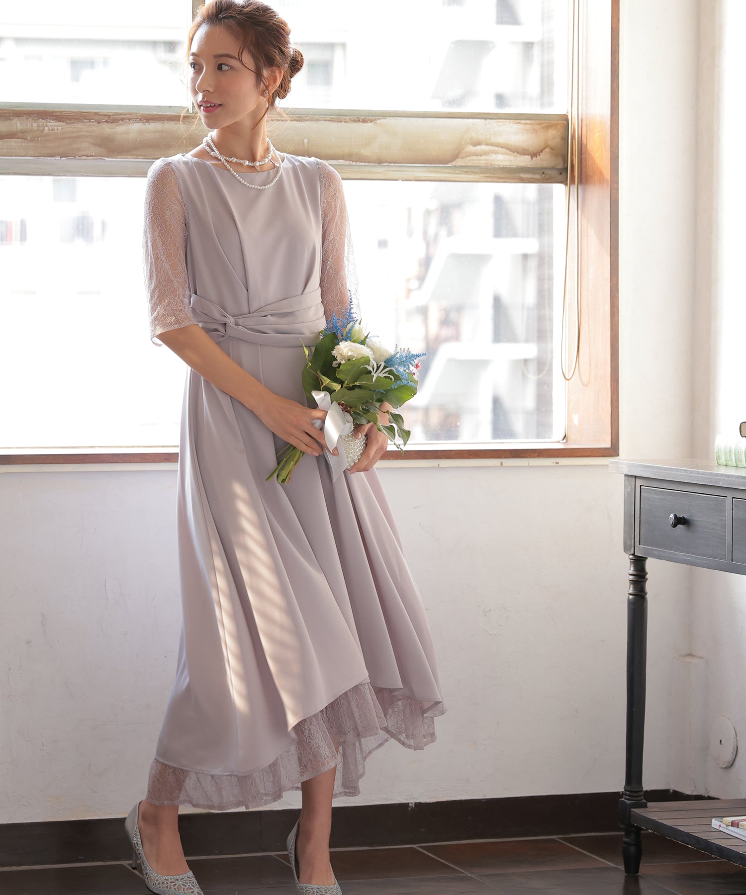 ラベンダー model:163cm 着用サイズ:M