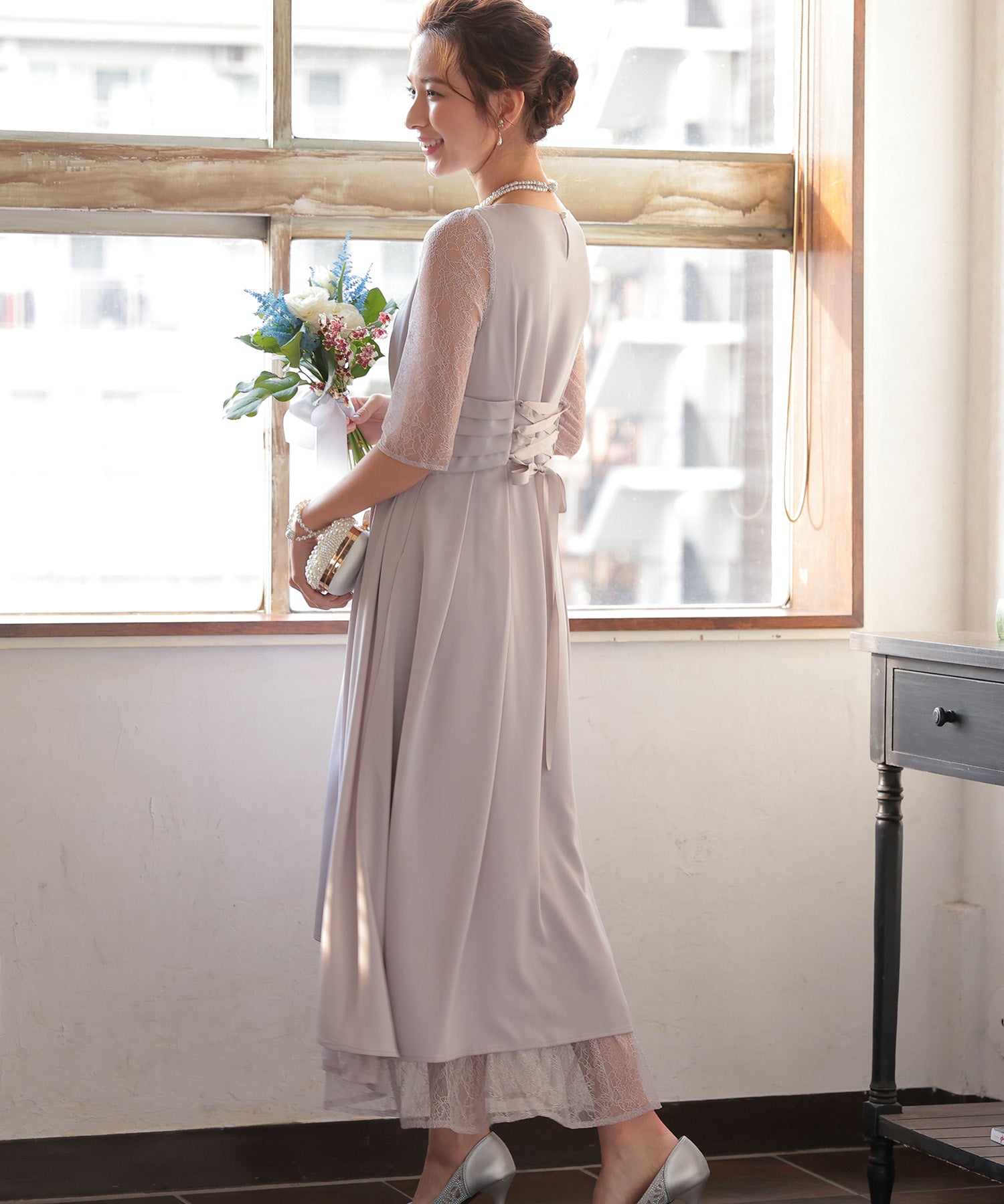 ラベンダー model:163cm 着用サイズ:M