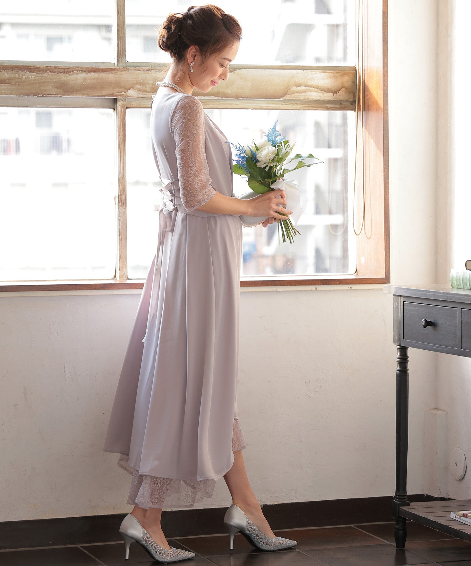 ラベンダー model:163cm 着用サイズ:M