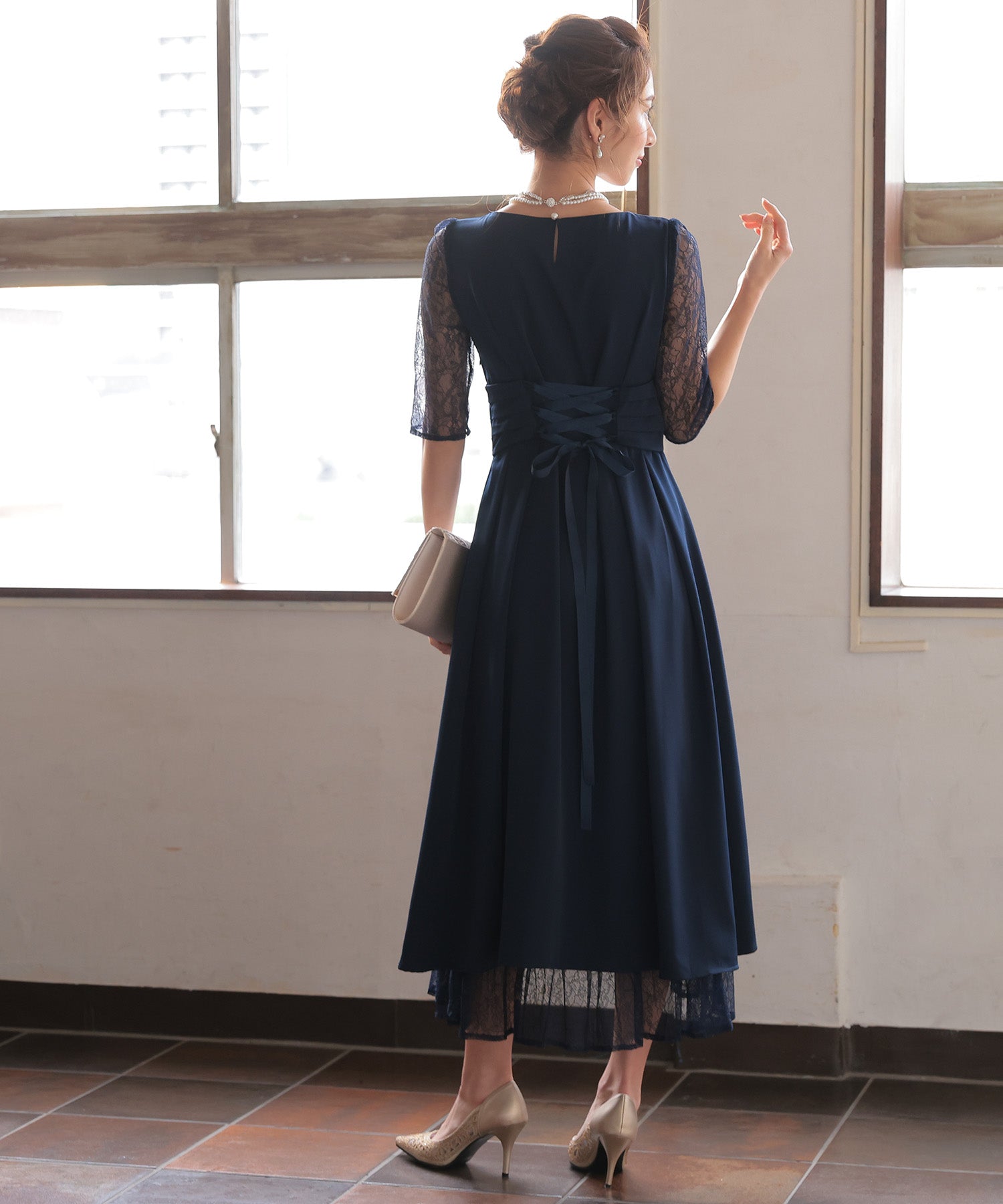 ネイビー model:163cm 着用サイズ:M