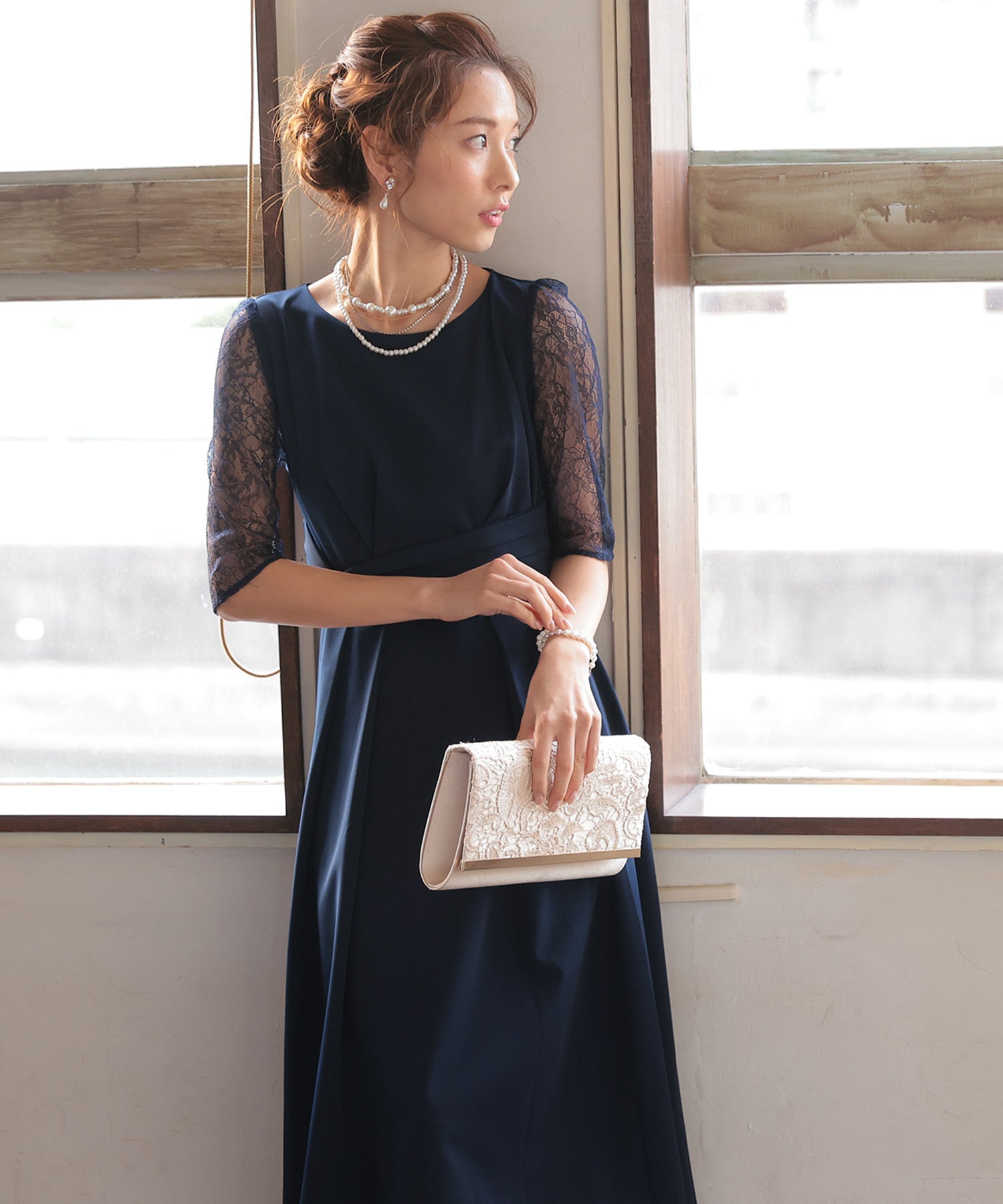 ネイビー model:163cm 着用サイズ:M
