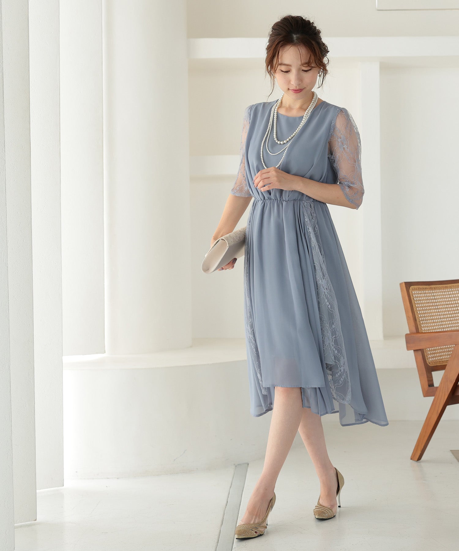 ブルー model:163cm 着用サイズ:M