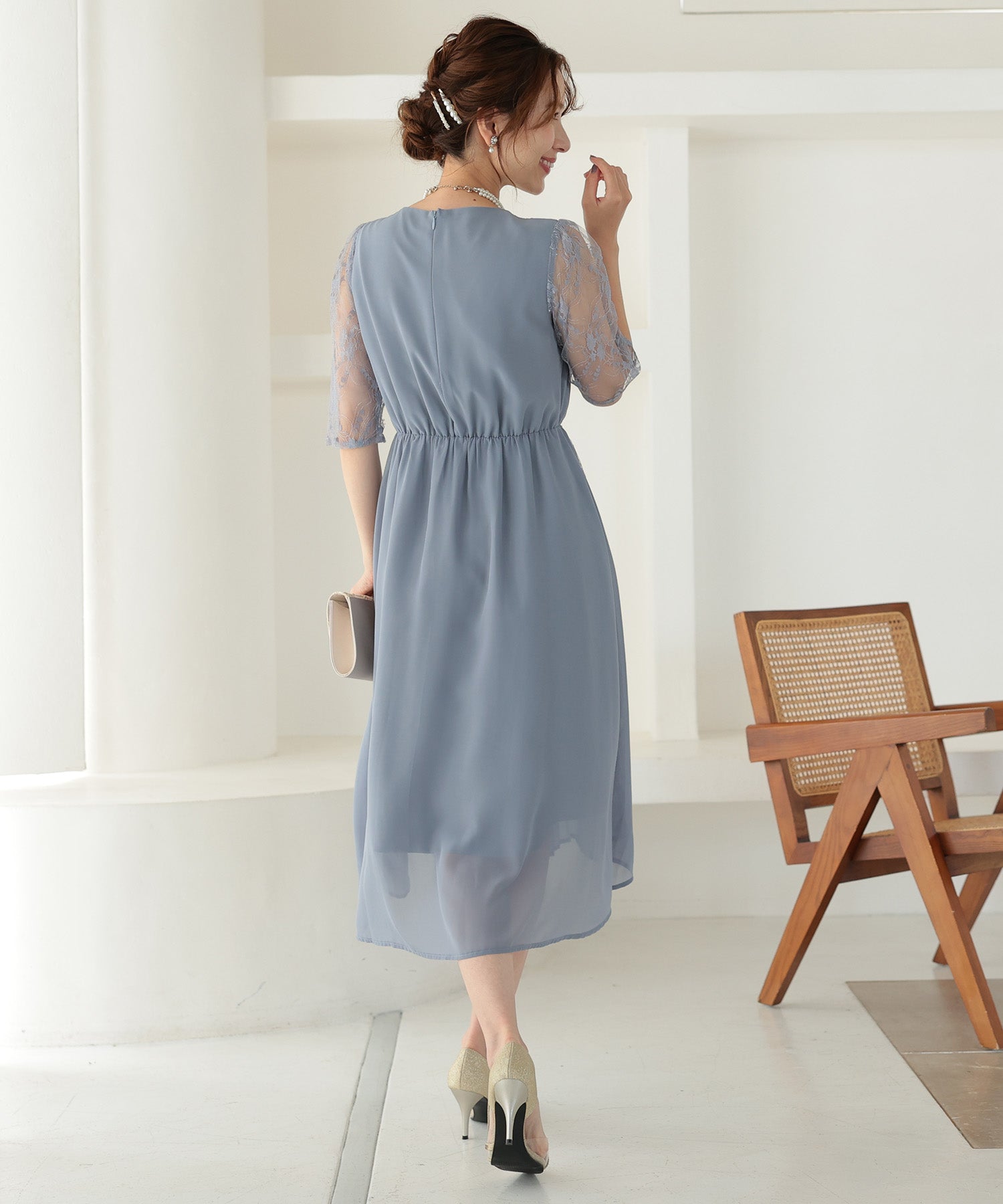 ブルー model:163cm 着用サイズ:M