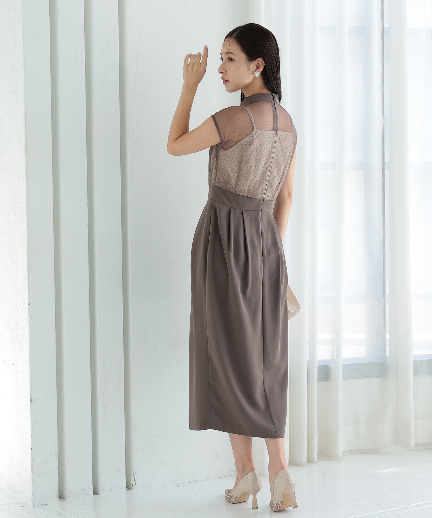 チャコール model:163 着用サイズ:M