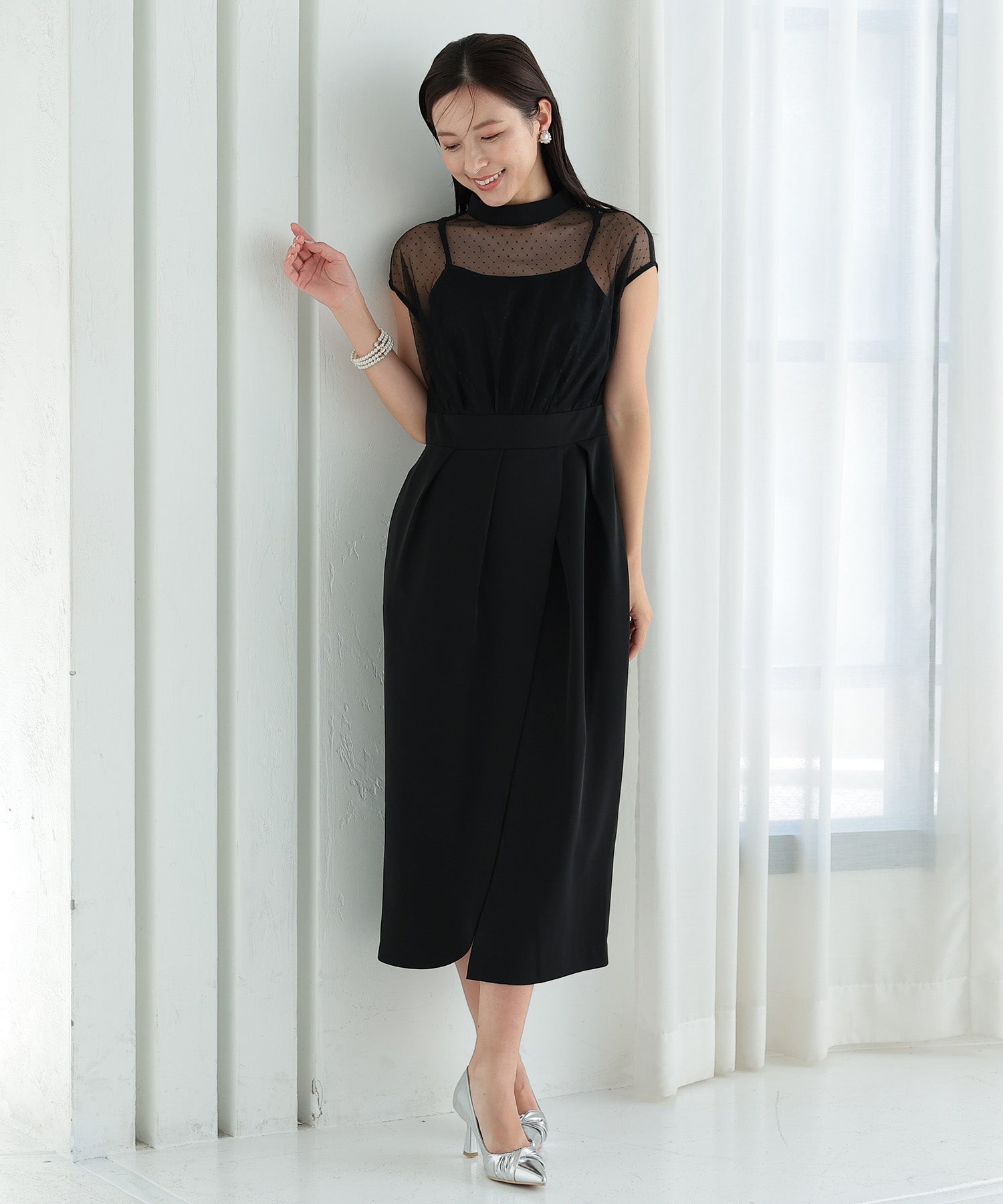 ブラック model:163 着用サイズ:M