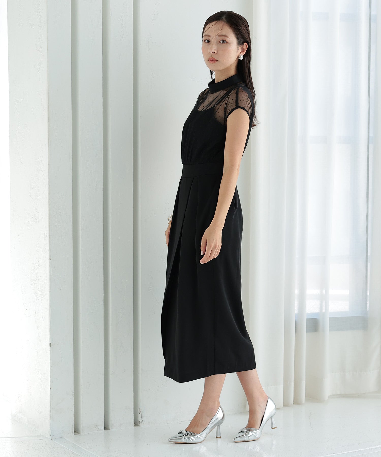ブラック model:163 着用サイズ:M