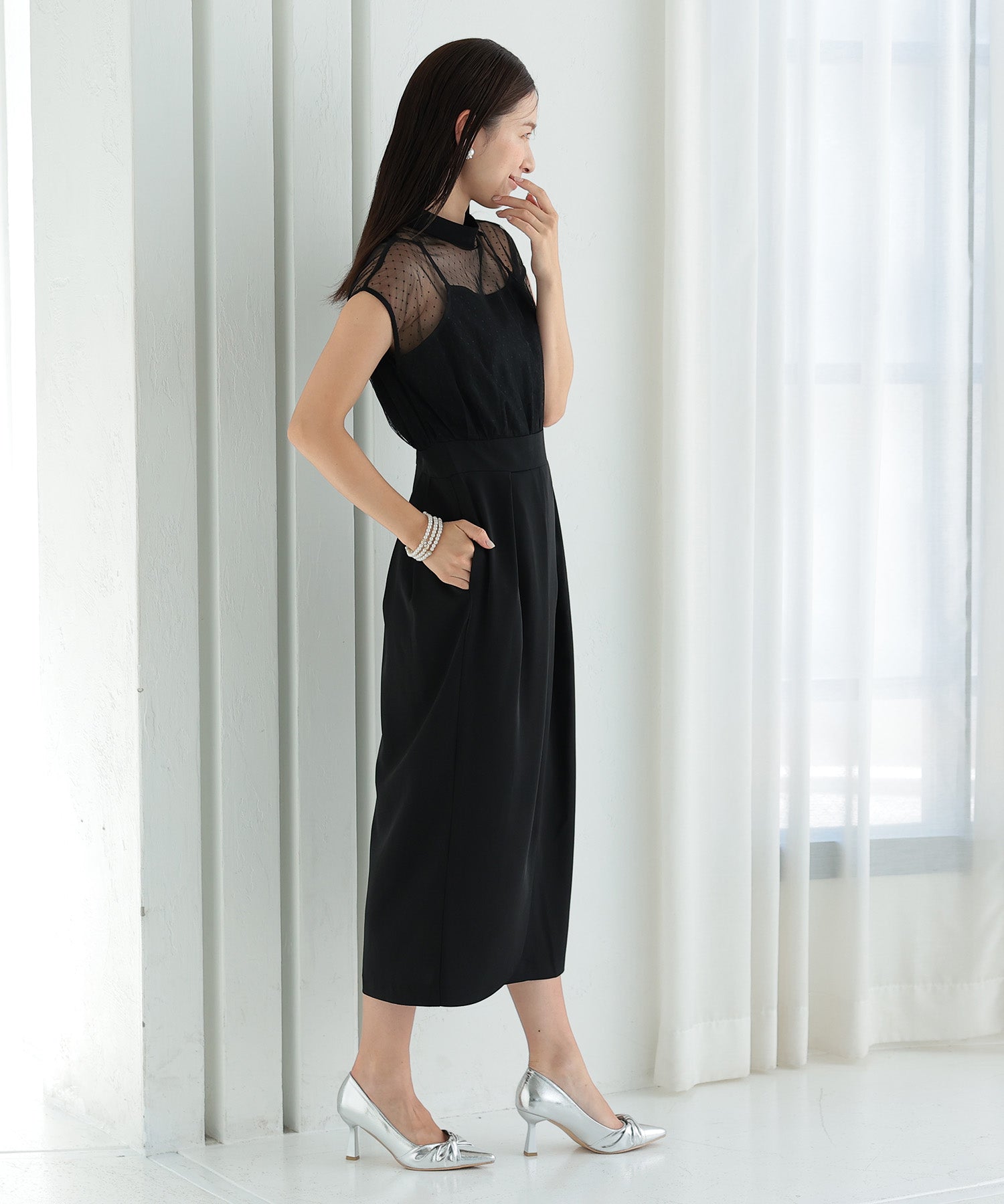 ブラック model:163 着用サイズ:M