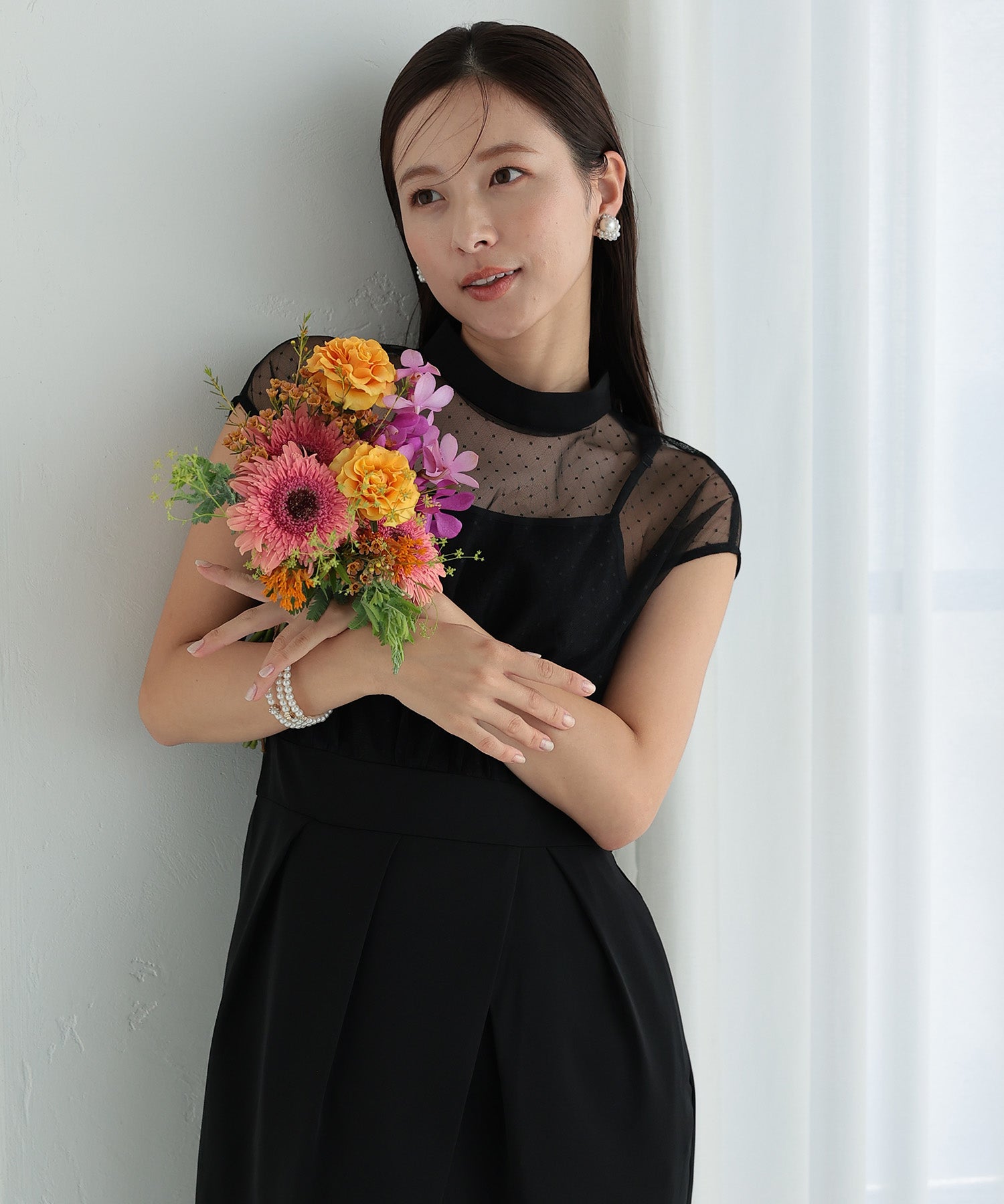 ブラック model:163 着用サイズ:M