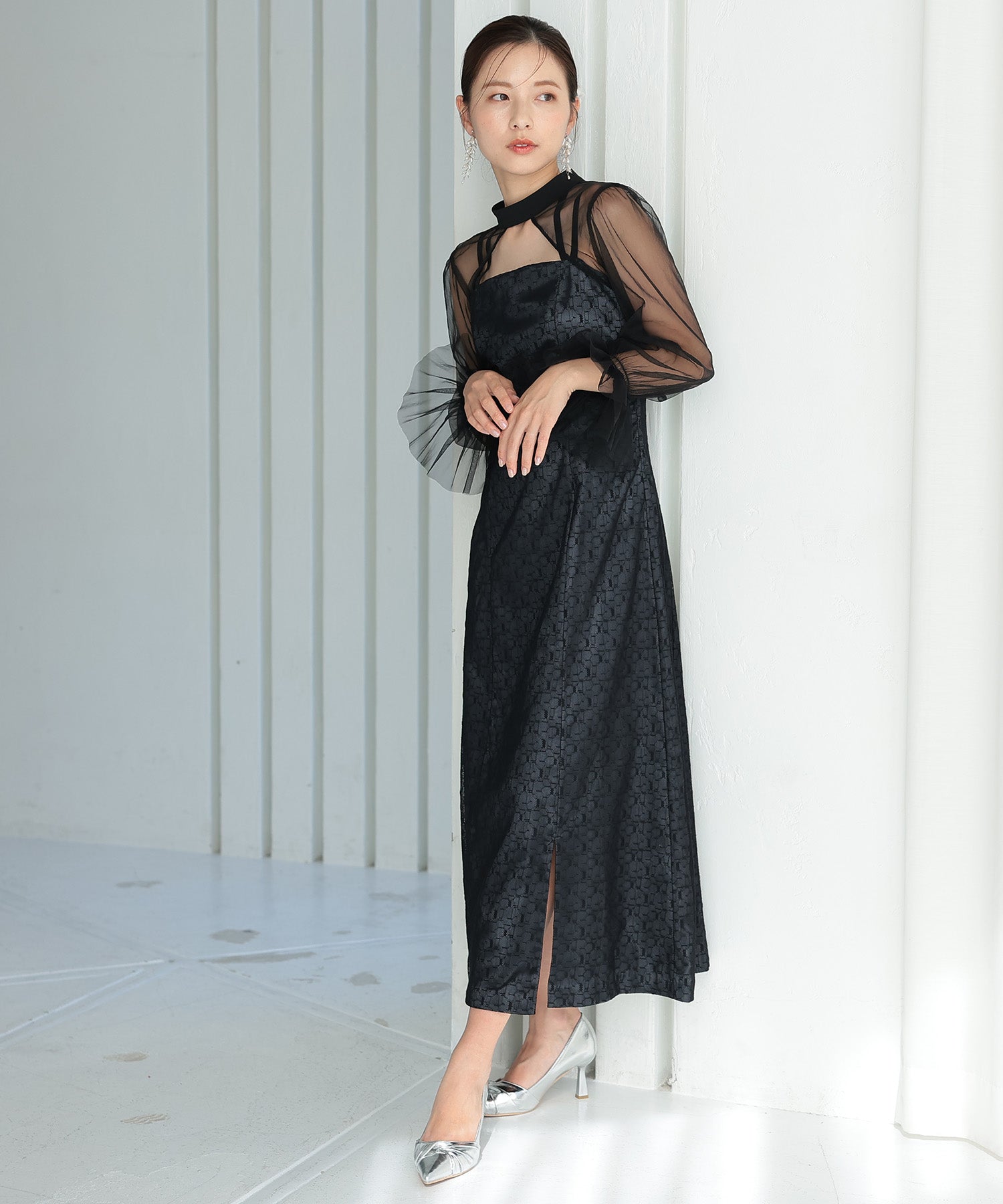 ブラック model:163 着用サイズ:M