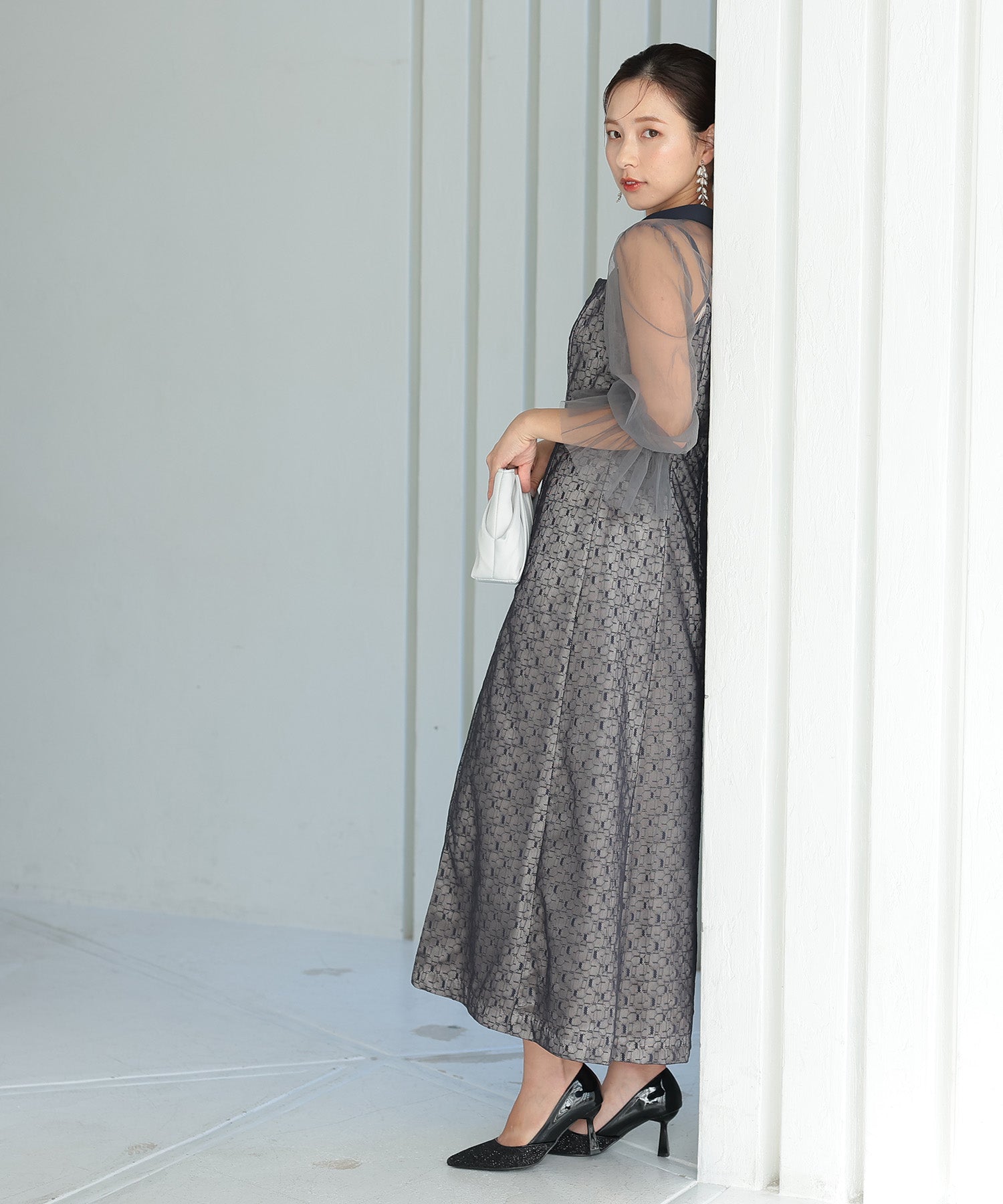 チャコール model:163 着用サイズ:M