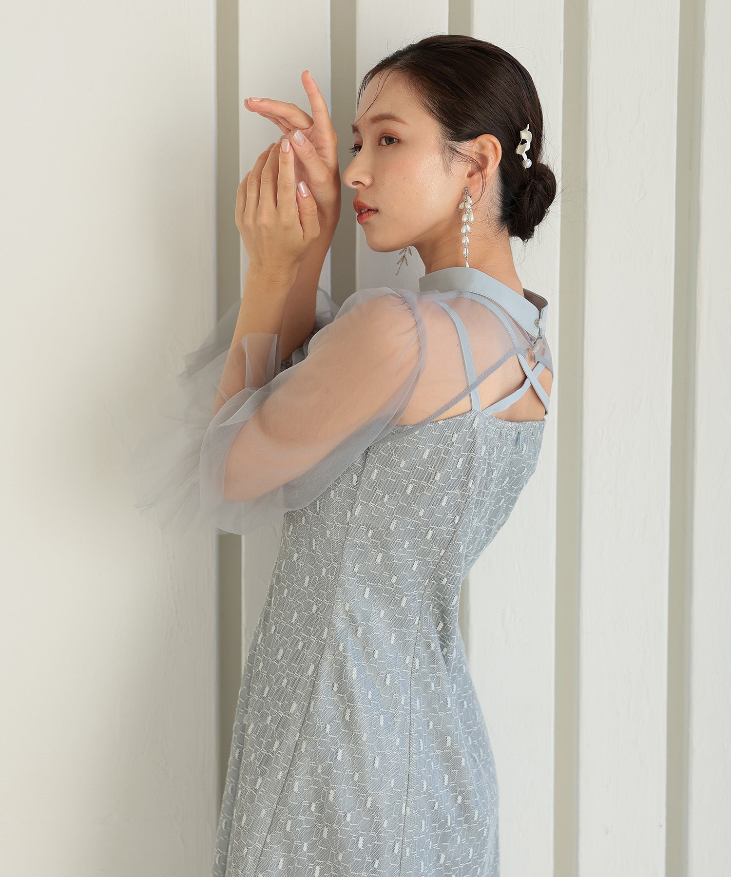 ライトグレー model:163 着用サイズ:M