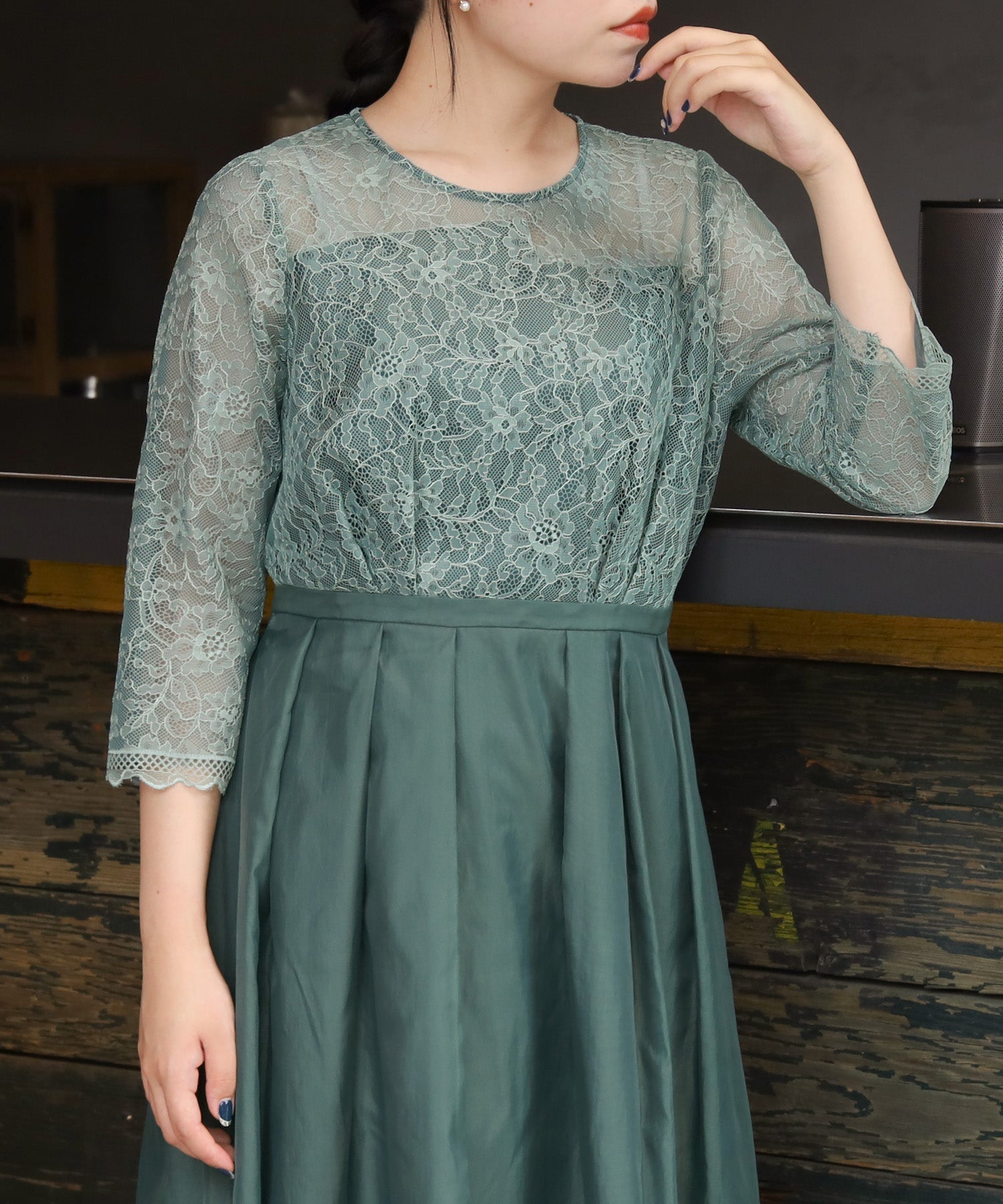 ブルー model:156cm 着用サイズ:M
