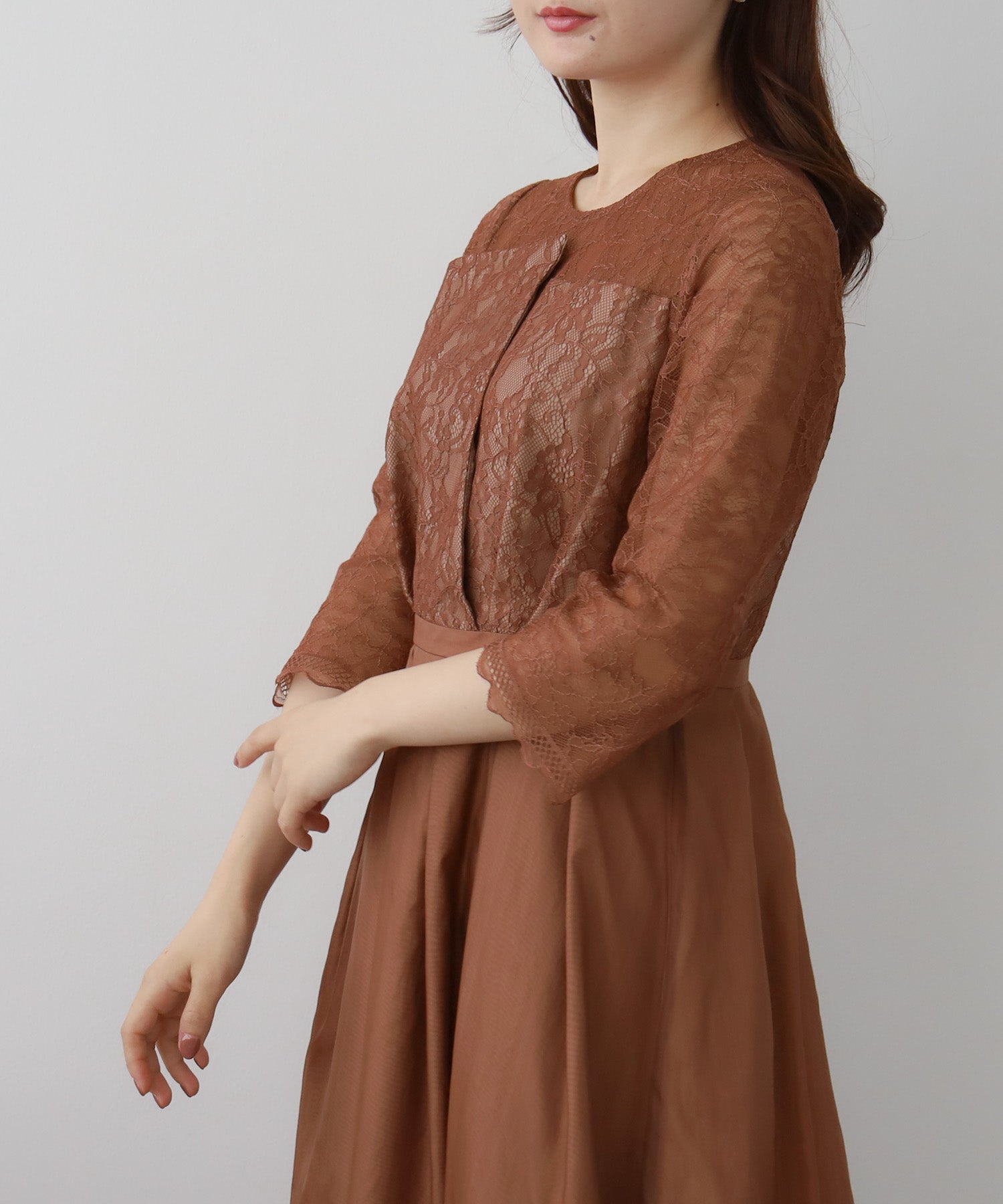 ブラウン model:159cm 着用サイズ:M