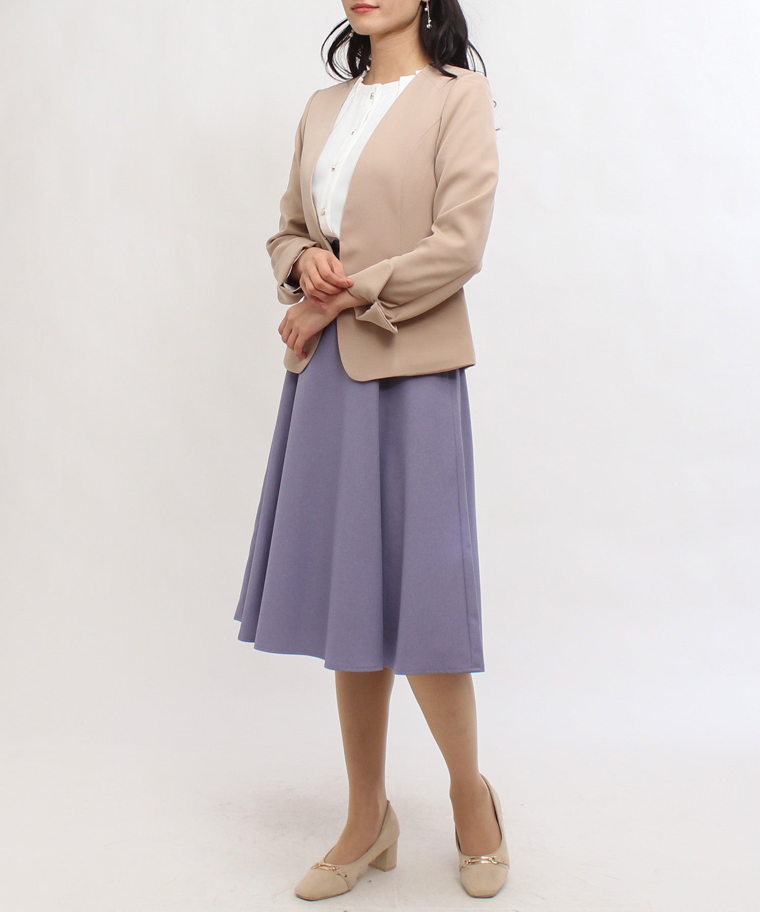 ベージュ model:166cm 着用サイズ:M