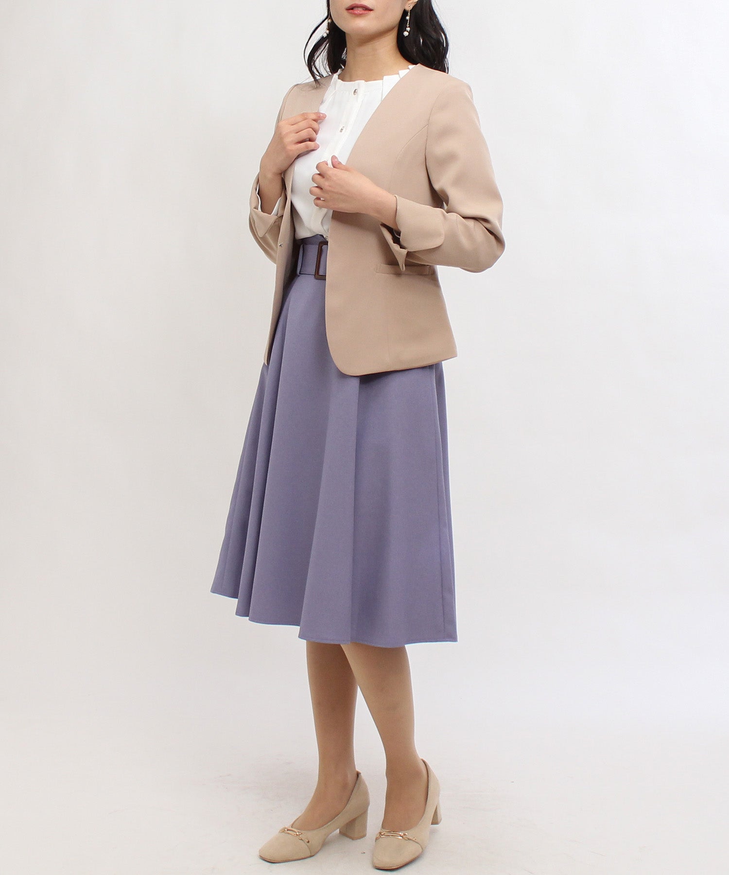 ベージュ model:166cm 着用サイズ:M