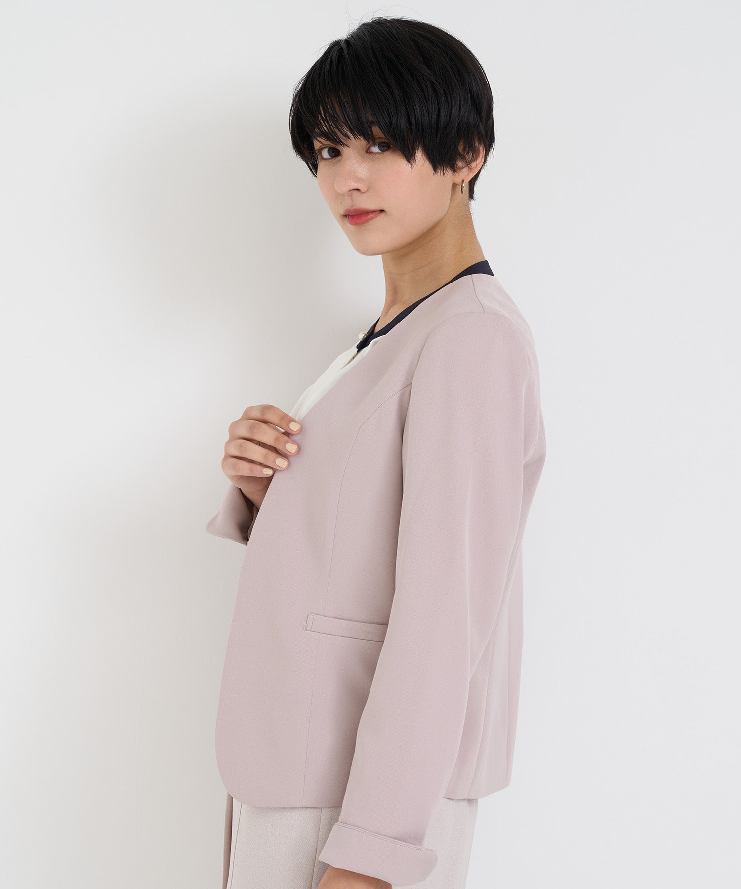 ラベンダー model:163cm 着用サイズ:M