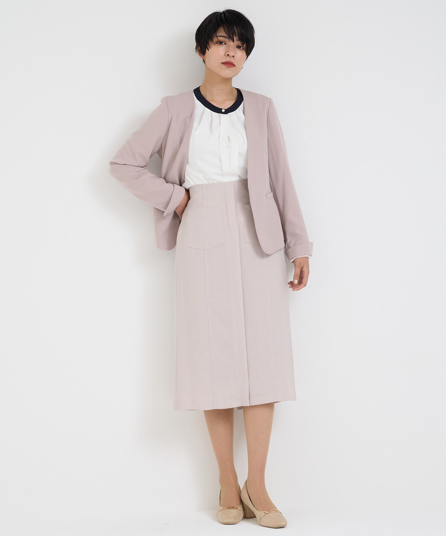 ラベンダー model:163cm 着用サイズ:M