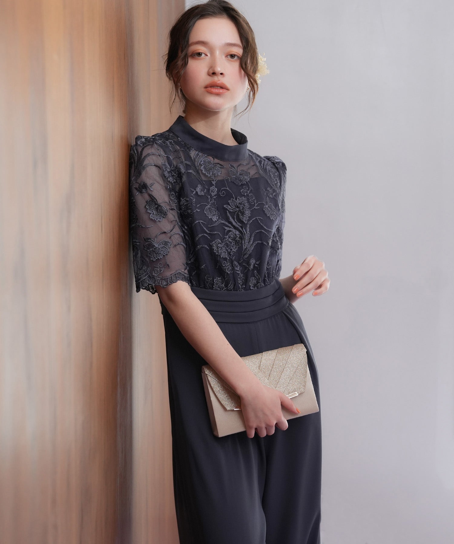 チャコールグレー model:162cm 着用サイズ:M