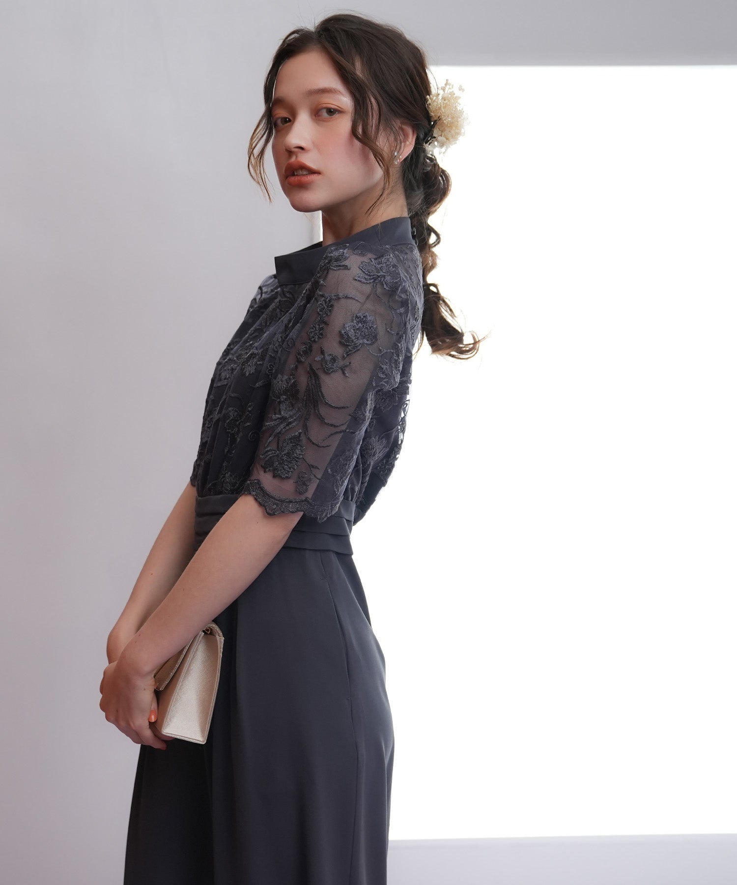 チャコールグレー model:162cm 着用サイズ:M