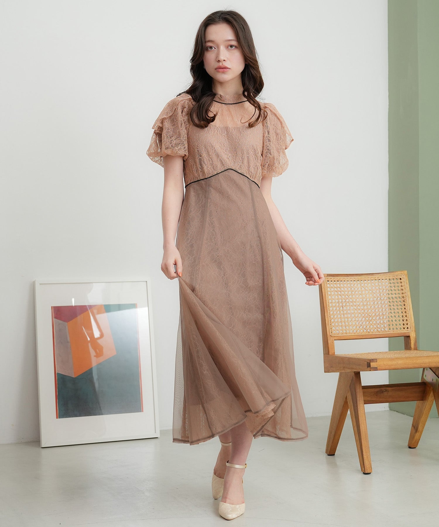 ピンク model:162cm 着用サイズ:M