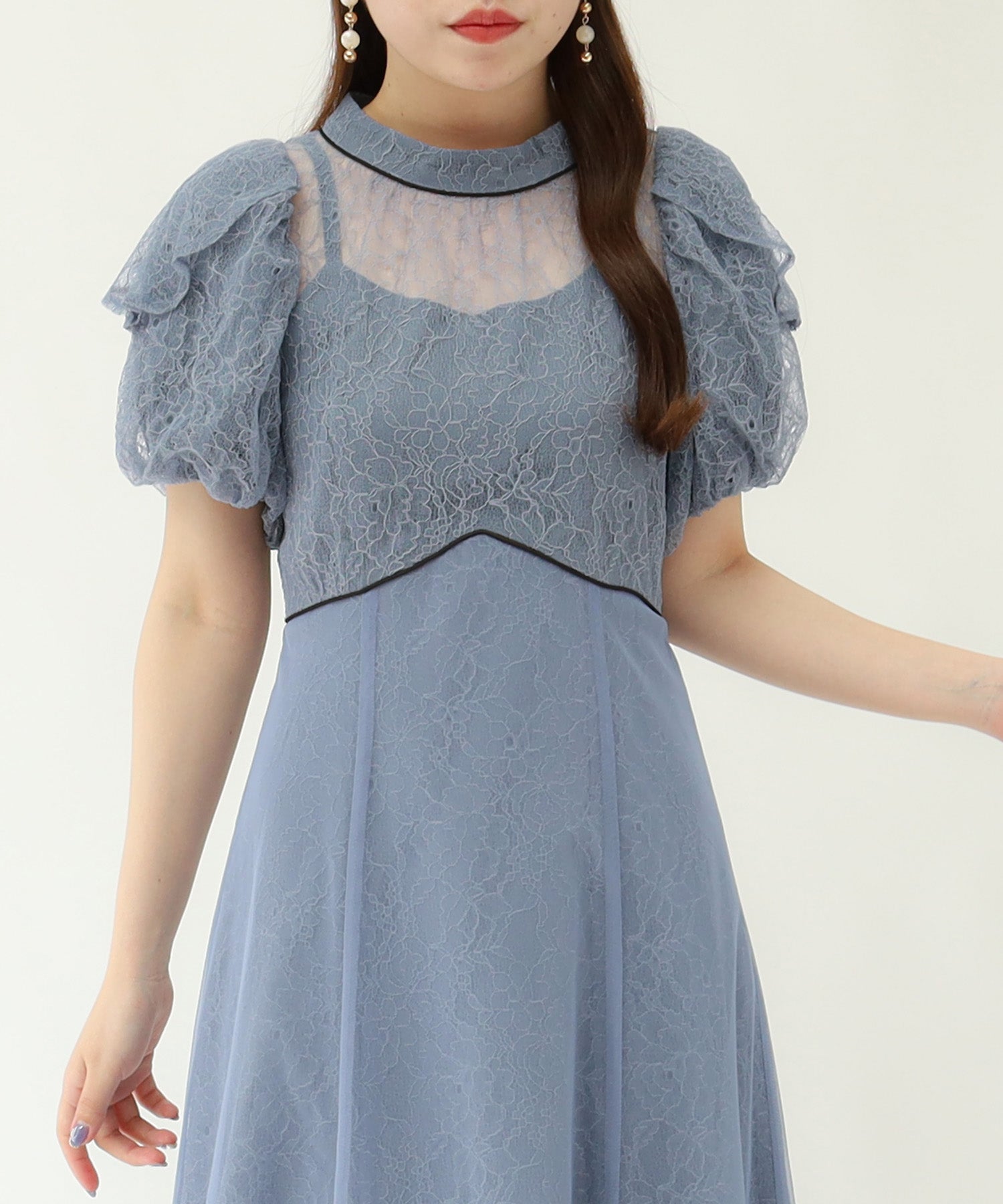 ブルー model:156cm 着用サイズ:M