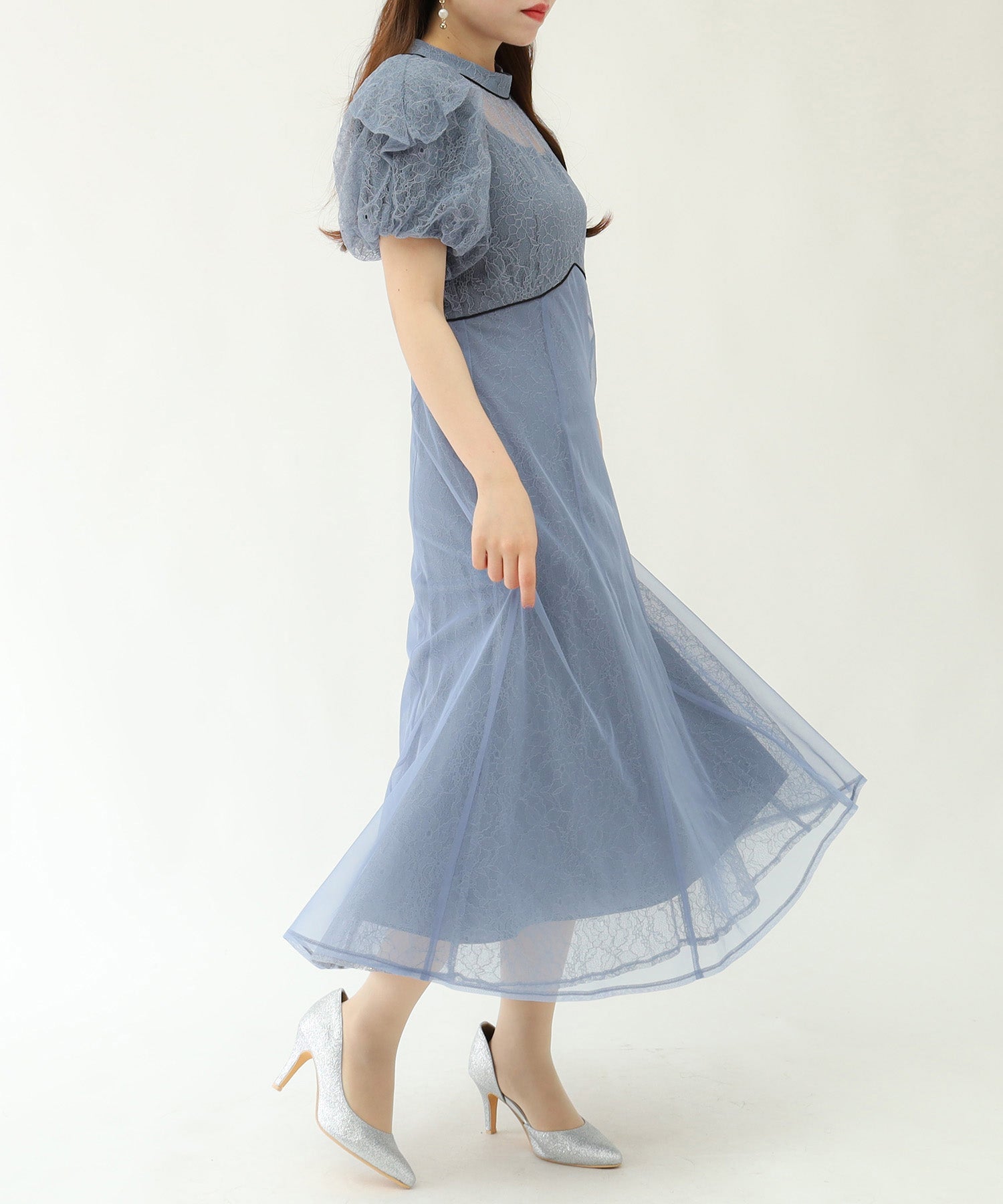 ブルー model:156cm 着用サイズ:M