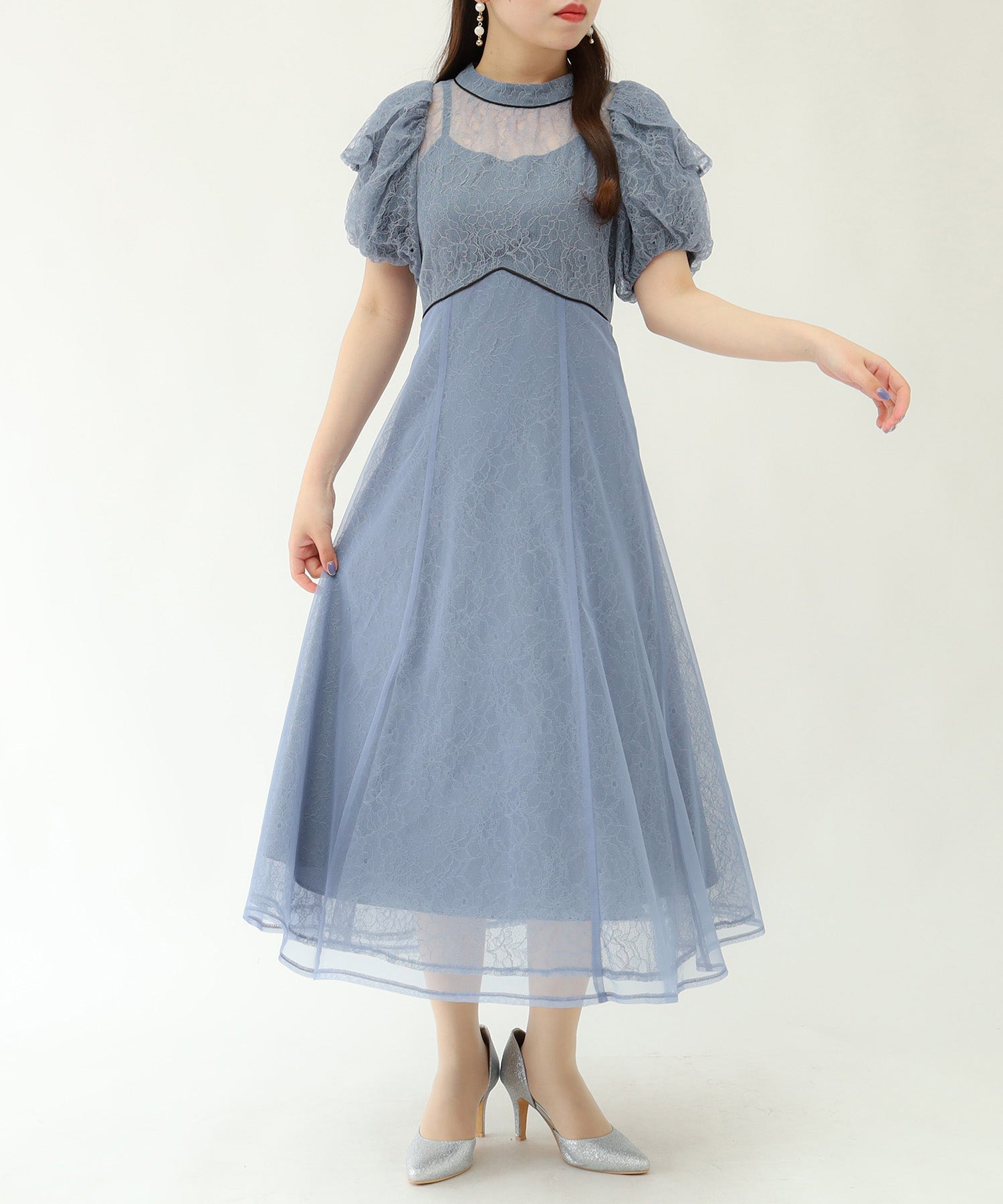 ブルー model:156cm 着用サイズ:M
