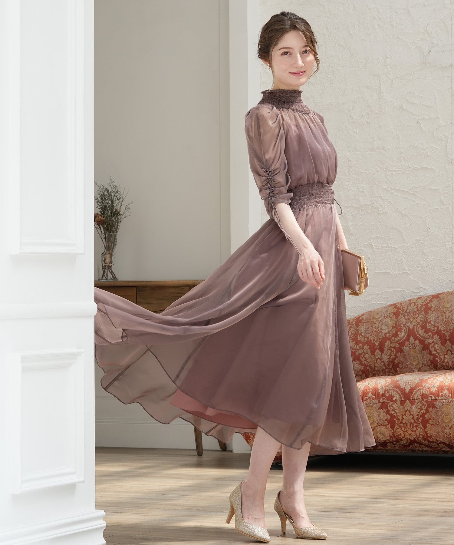 ピンク model:163cm 着用サイズ:M