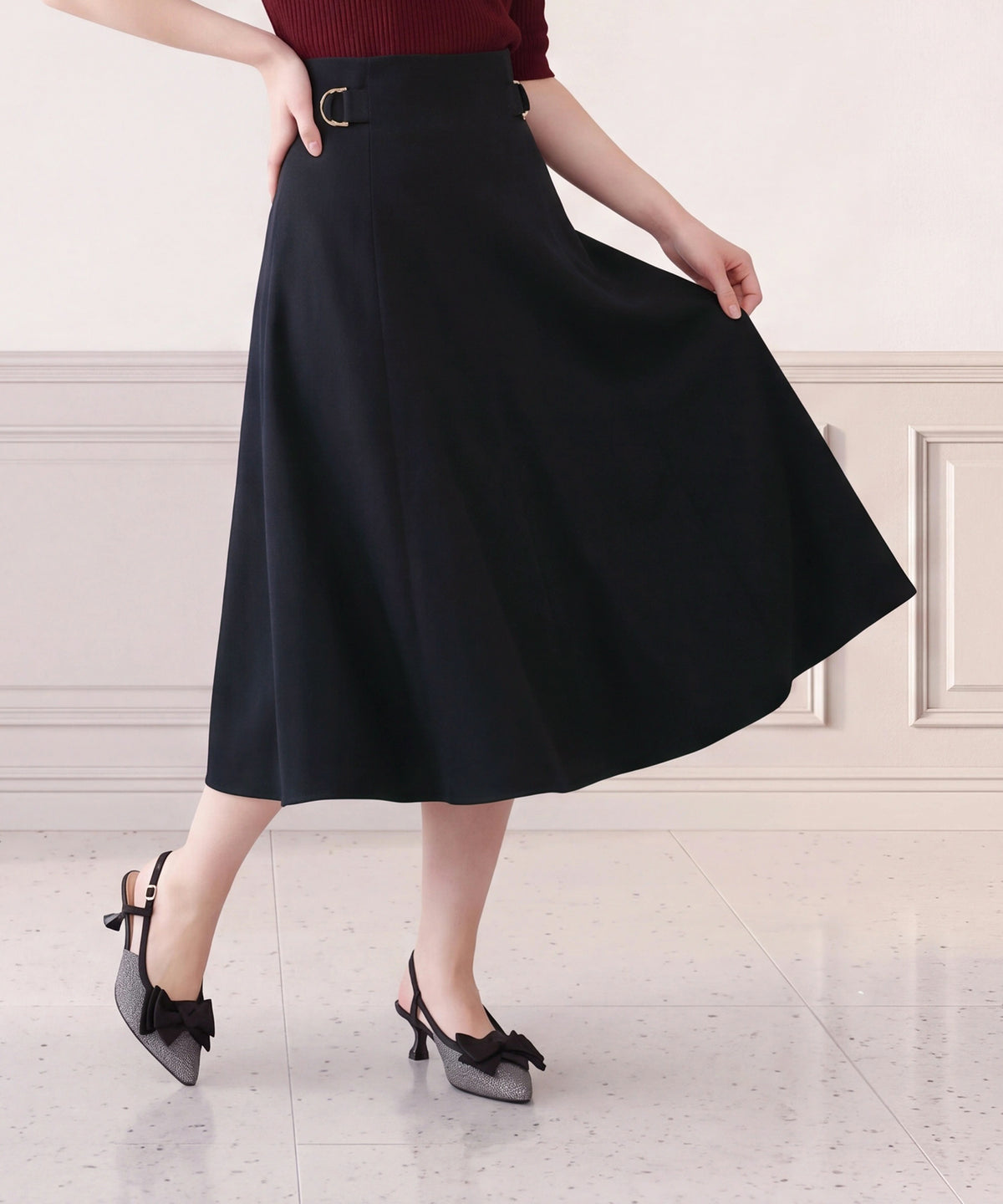 ネイビー model:160cm 着用サイズ:M (AI画像)