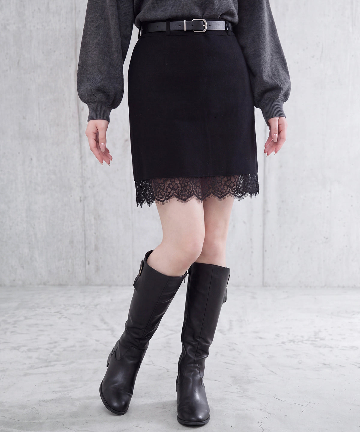 ブラック(AI画像) model:160 着用サイズ:M