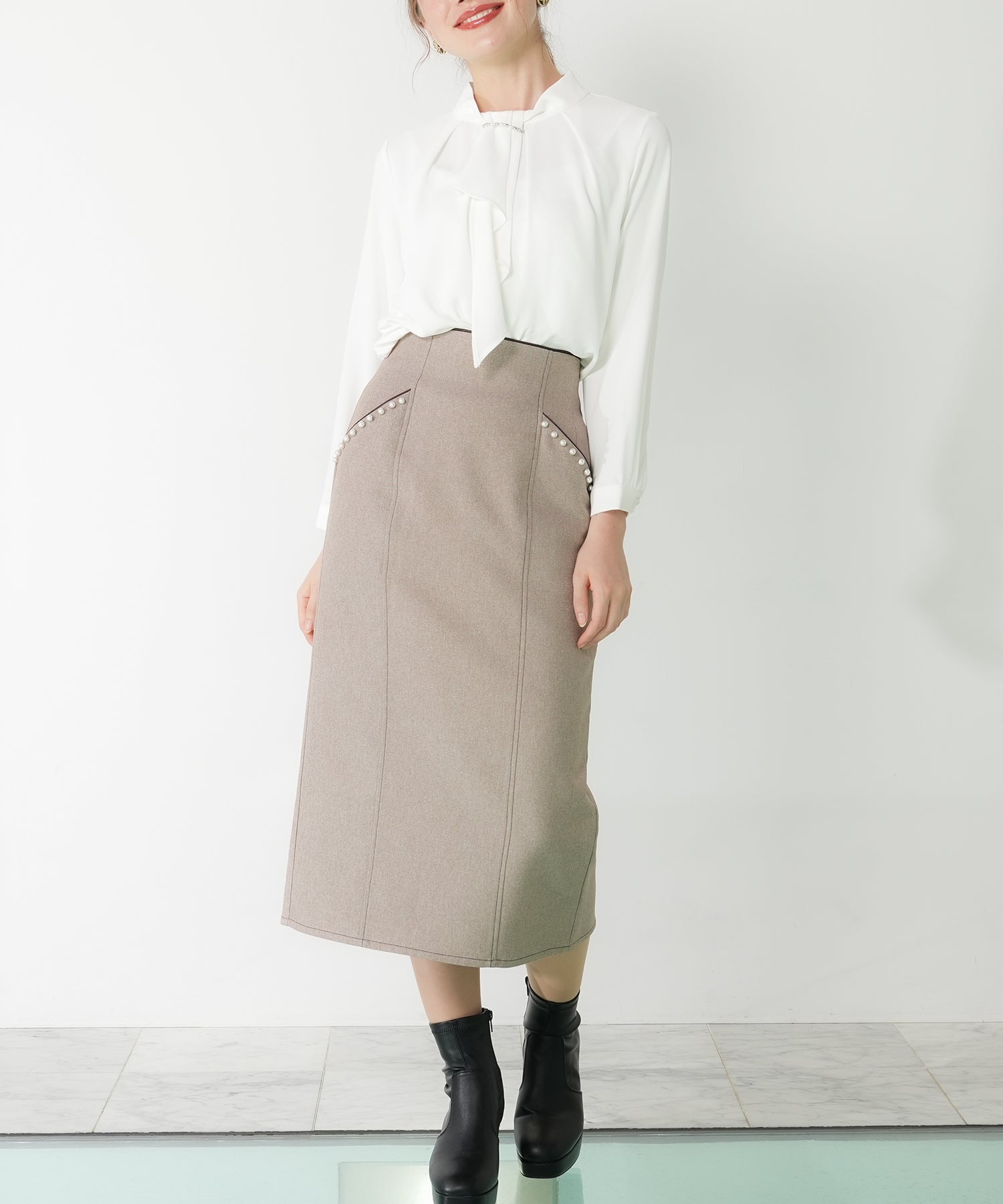 ホワイト model:162cm 着用サイズ:S