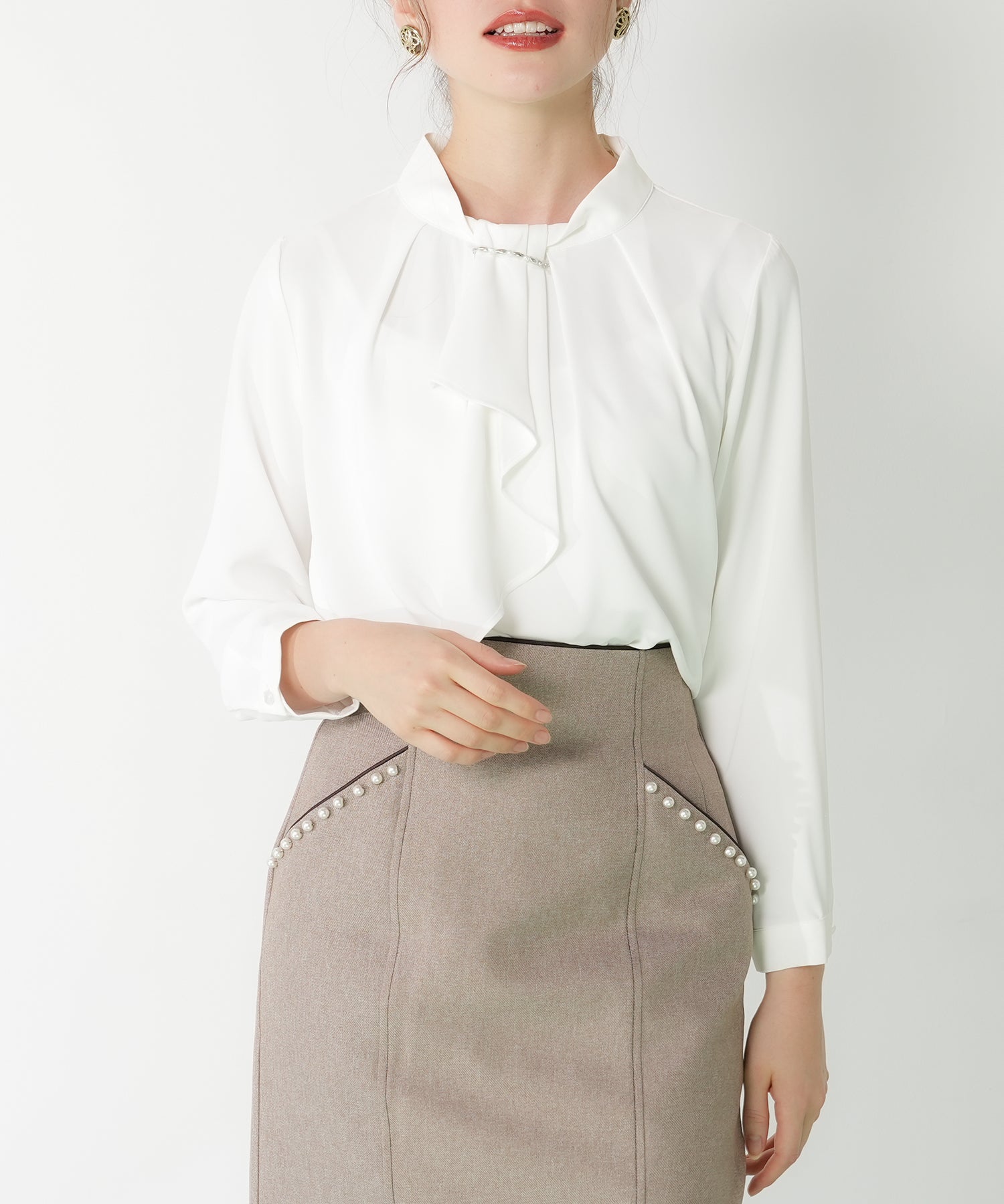 ホワイト model:162cm 着用サイズ:S