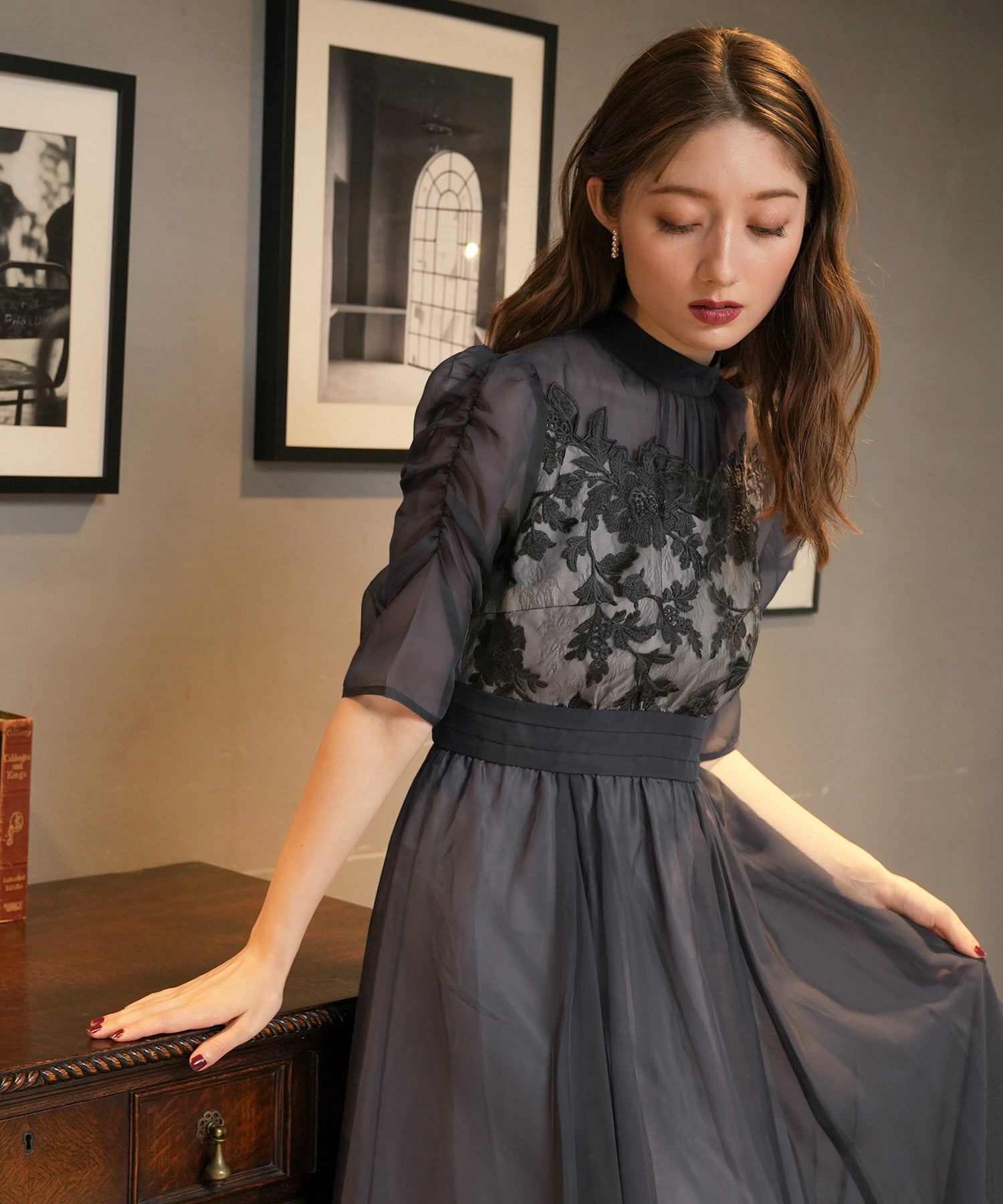 ミディアムグレー model:163cm 着用サイズ:M