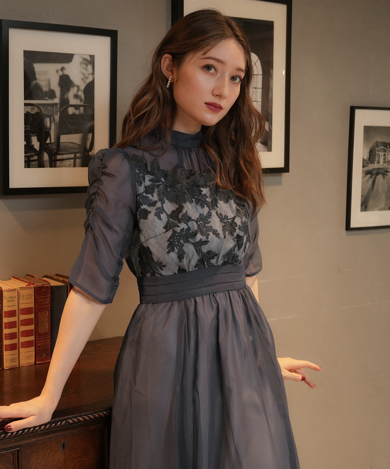 ミディアムグレー model:163cm 着用サイズ:M