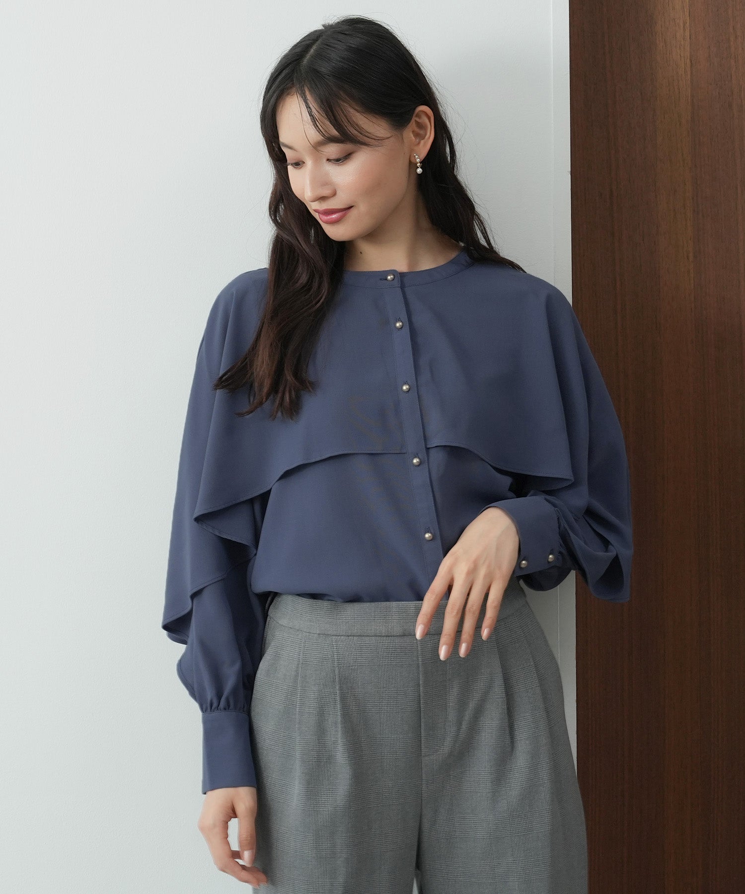 cape style blouse