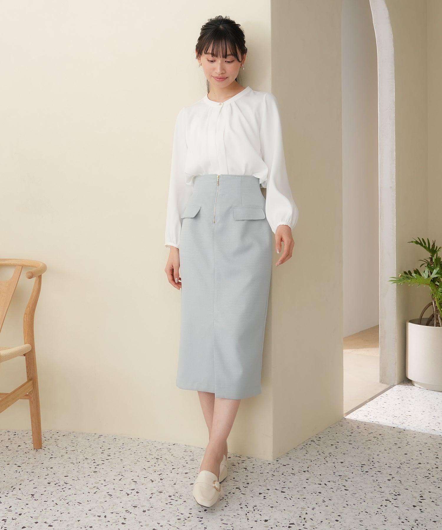 ホワイト model:165cm 着用サイズ:M