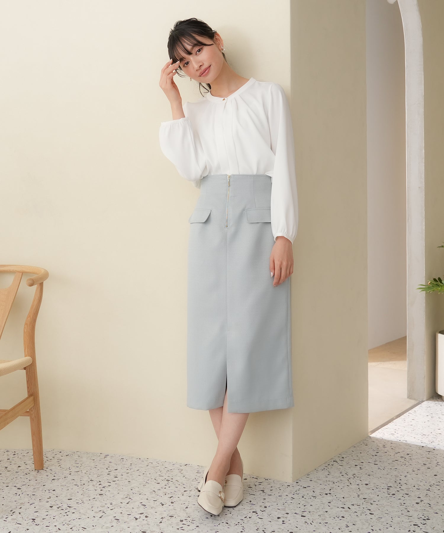 ホワイト model:165cm 着用サイズ:M