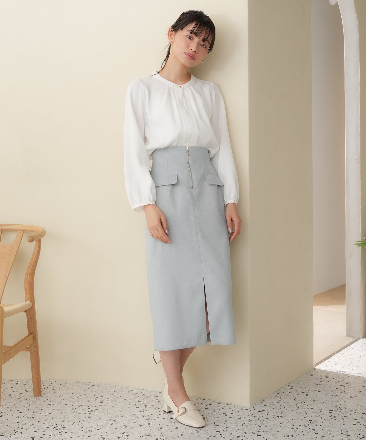 ホワイト model:165cm 着用サイズ:M