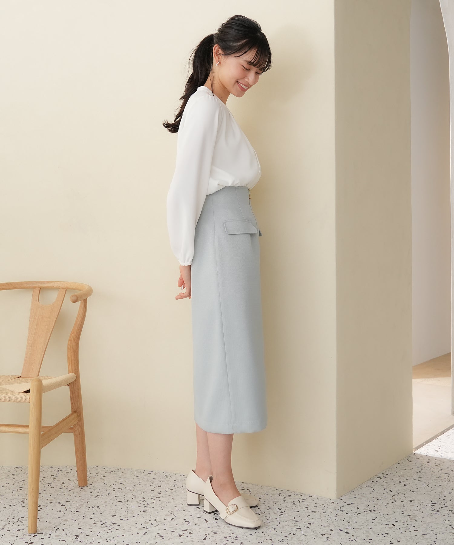 ホワイト model:165cm 着用サイズ:M