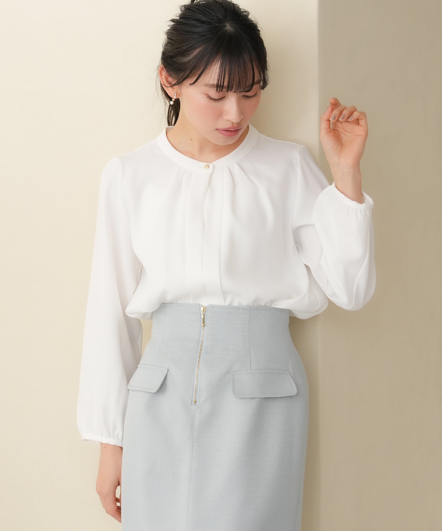 ホワイト model:165cm 着用サイズ:M