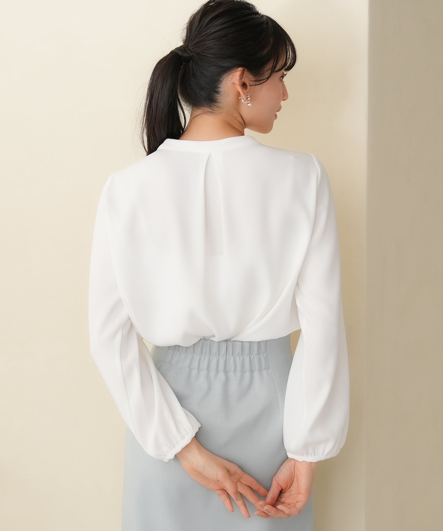 ホワイト model:165cm 着用サイズ:M