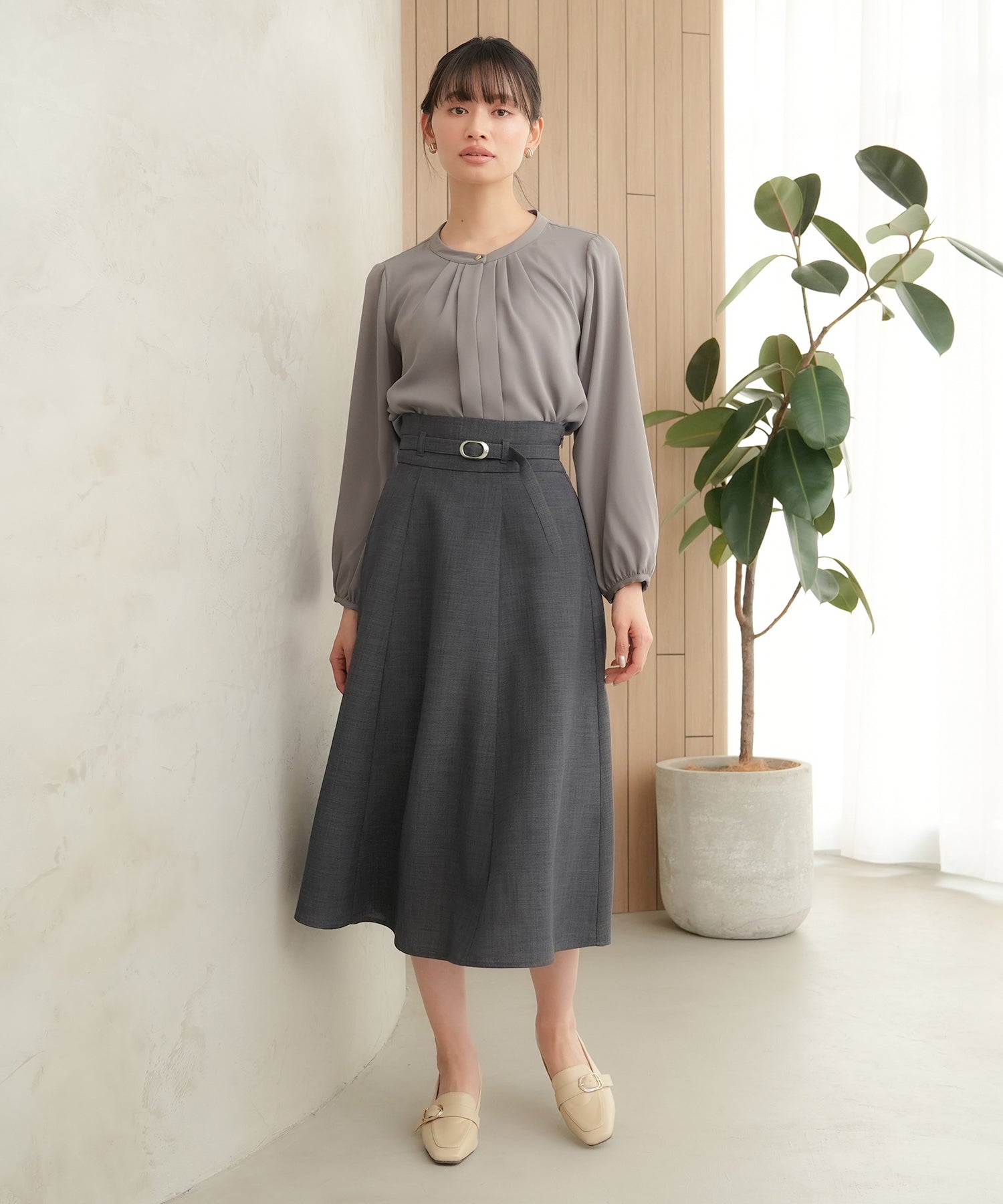 チャコール model:165cm 着用サイズ:M