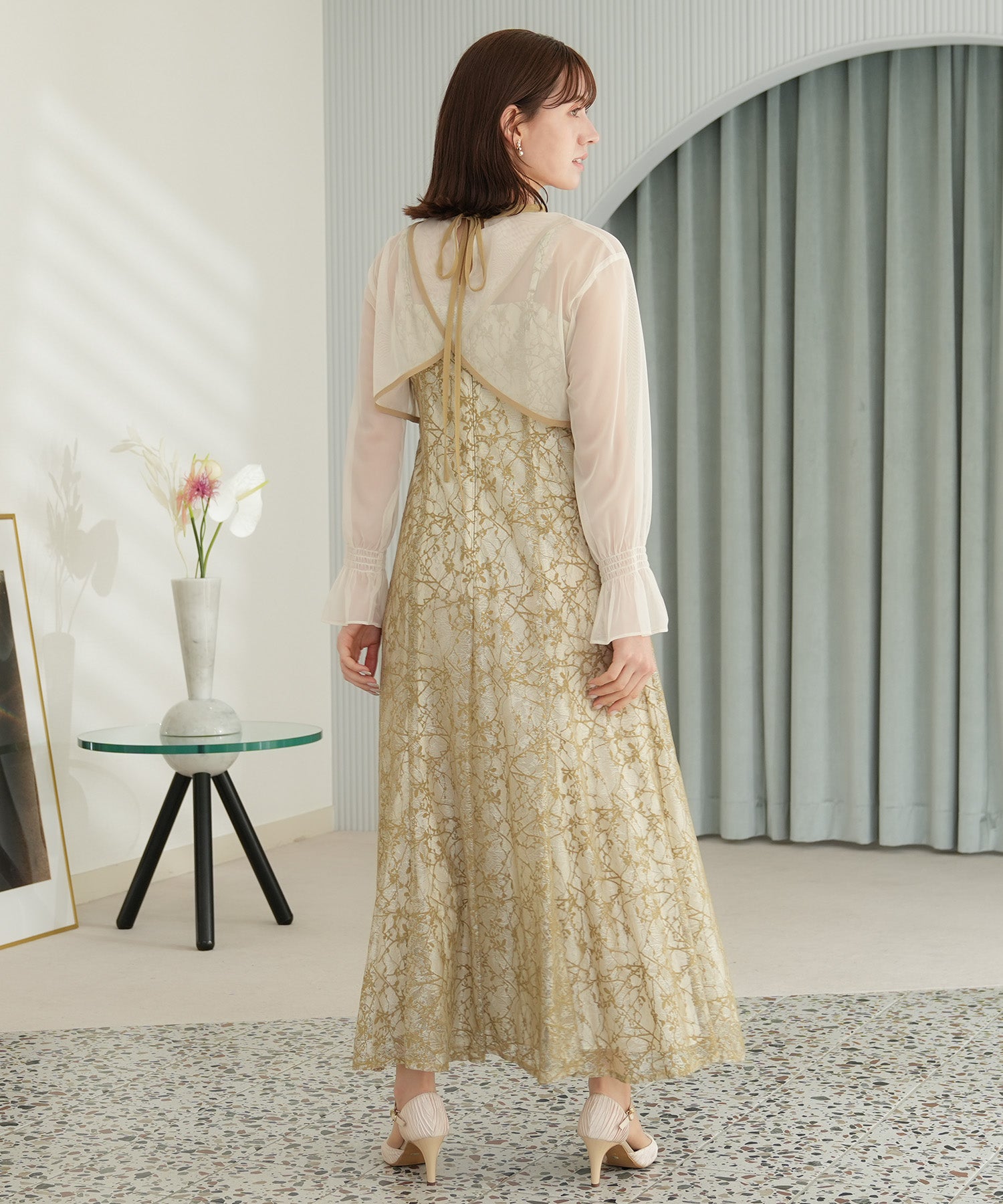 イエロー model:155cm 着用サイズ:M