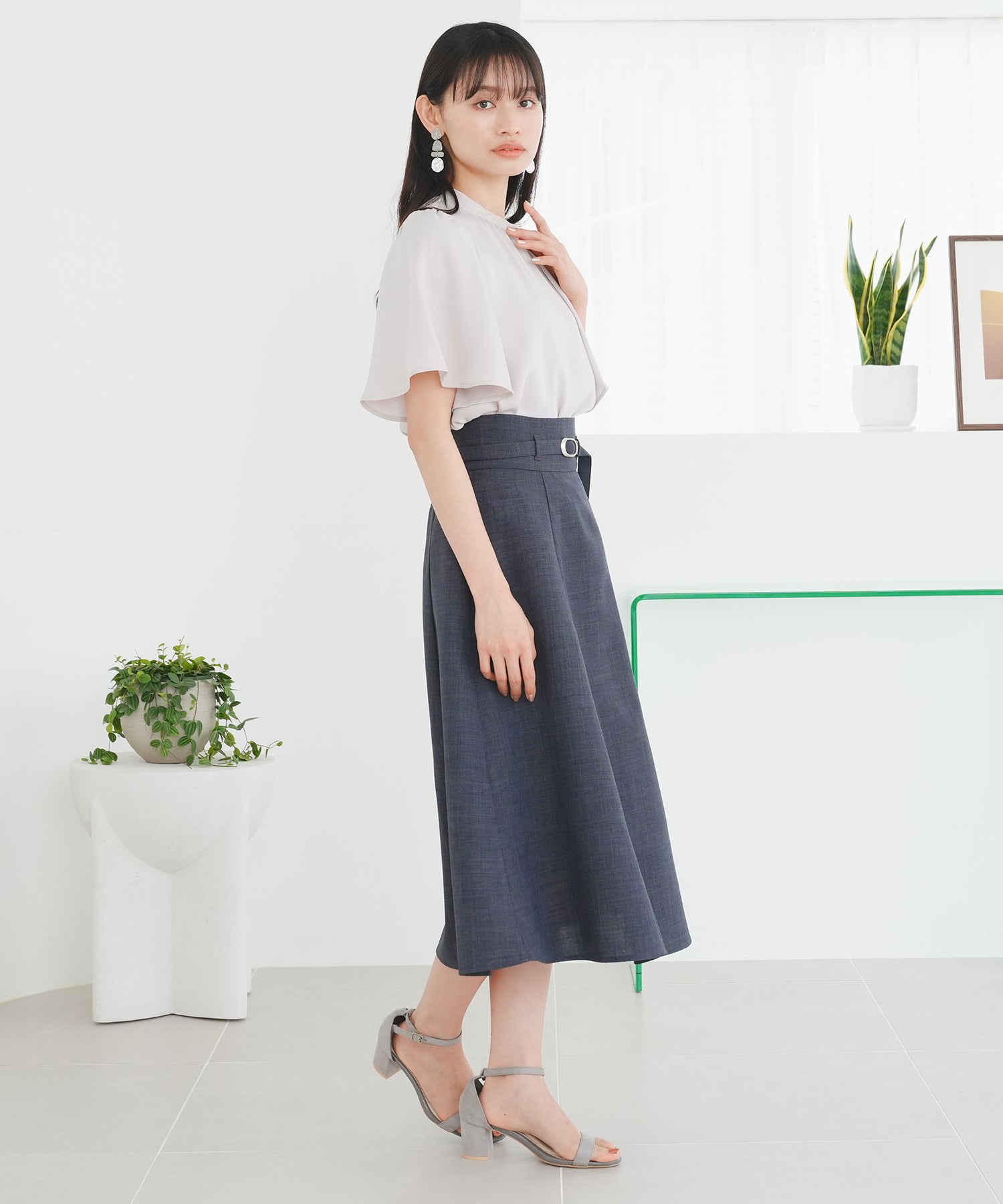 ラベンダー model:165cm 着用サイズ:M