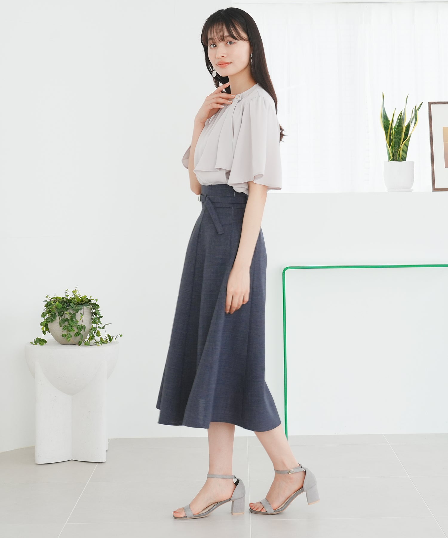 ラベンダー model:165cm 着用サイズ:M