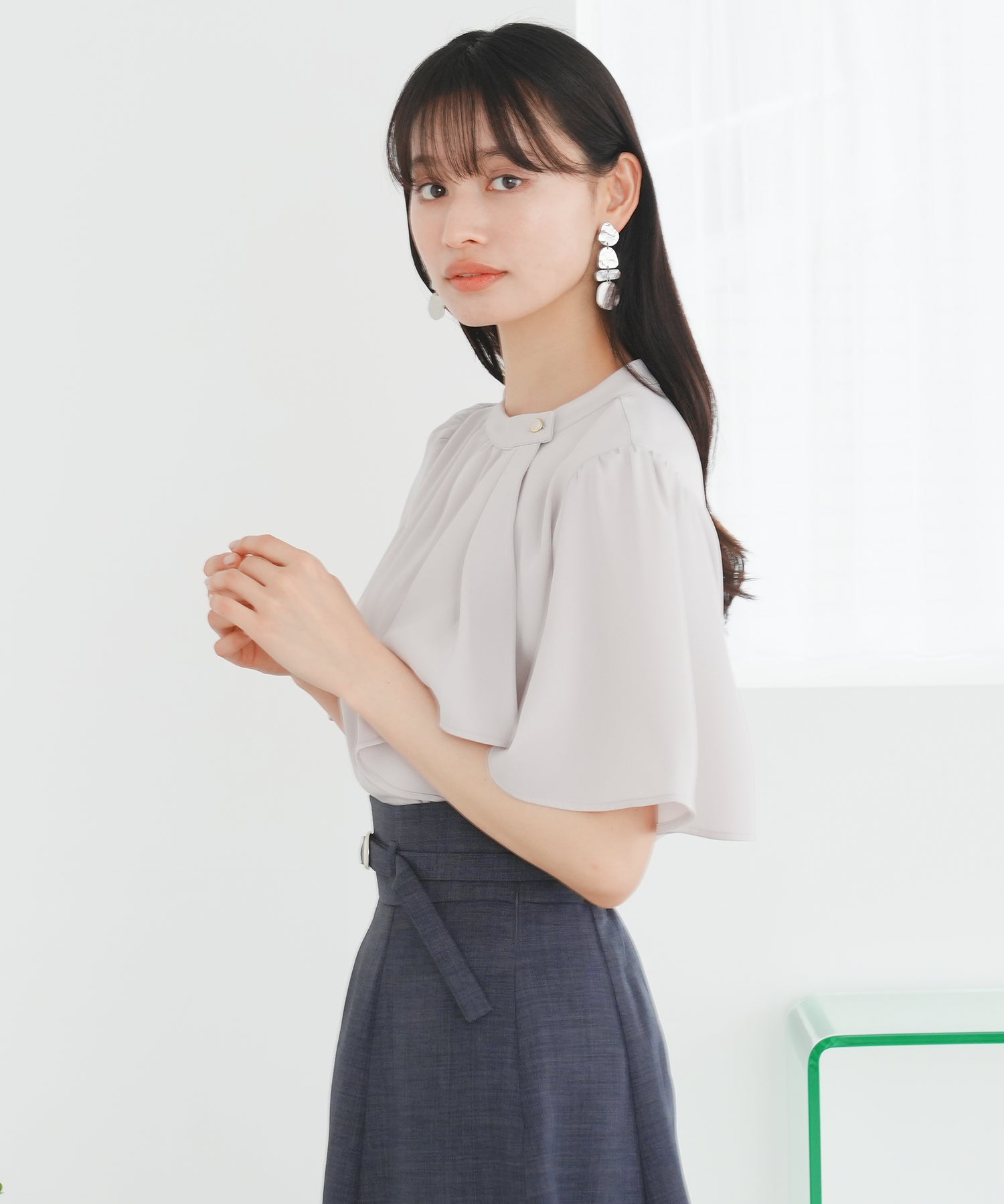 ラベンダー model:165cm 着用サイズ:M